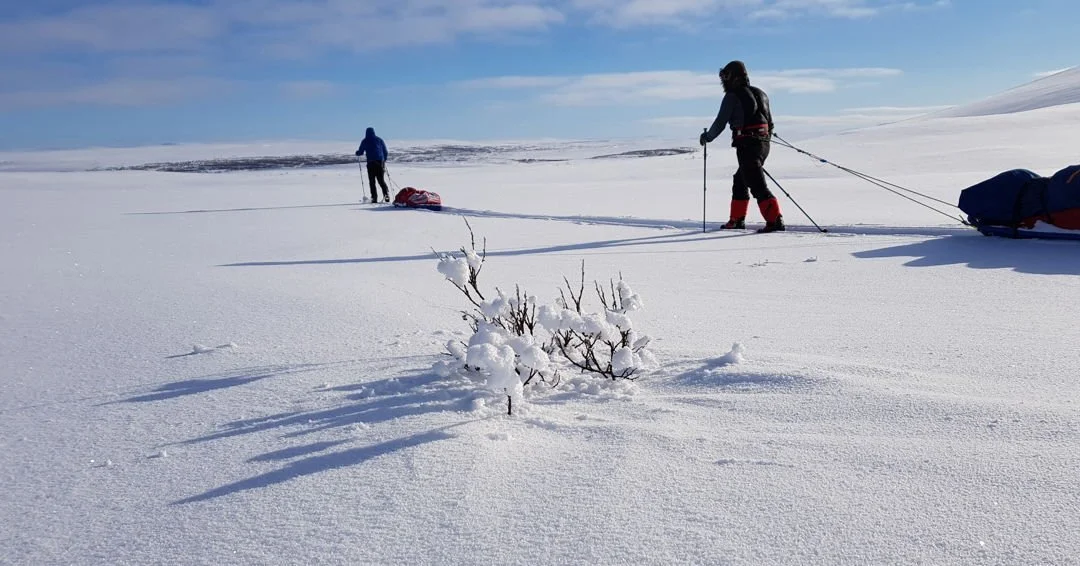 The light on Arctic plateaus is clear and sharp ☀️. The snow reflects and refracts the light so that it comes from all angles, both above and below ❄️. Despite the cold you need plenty of sun cream and good quality sunglasses to protect your skin and