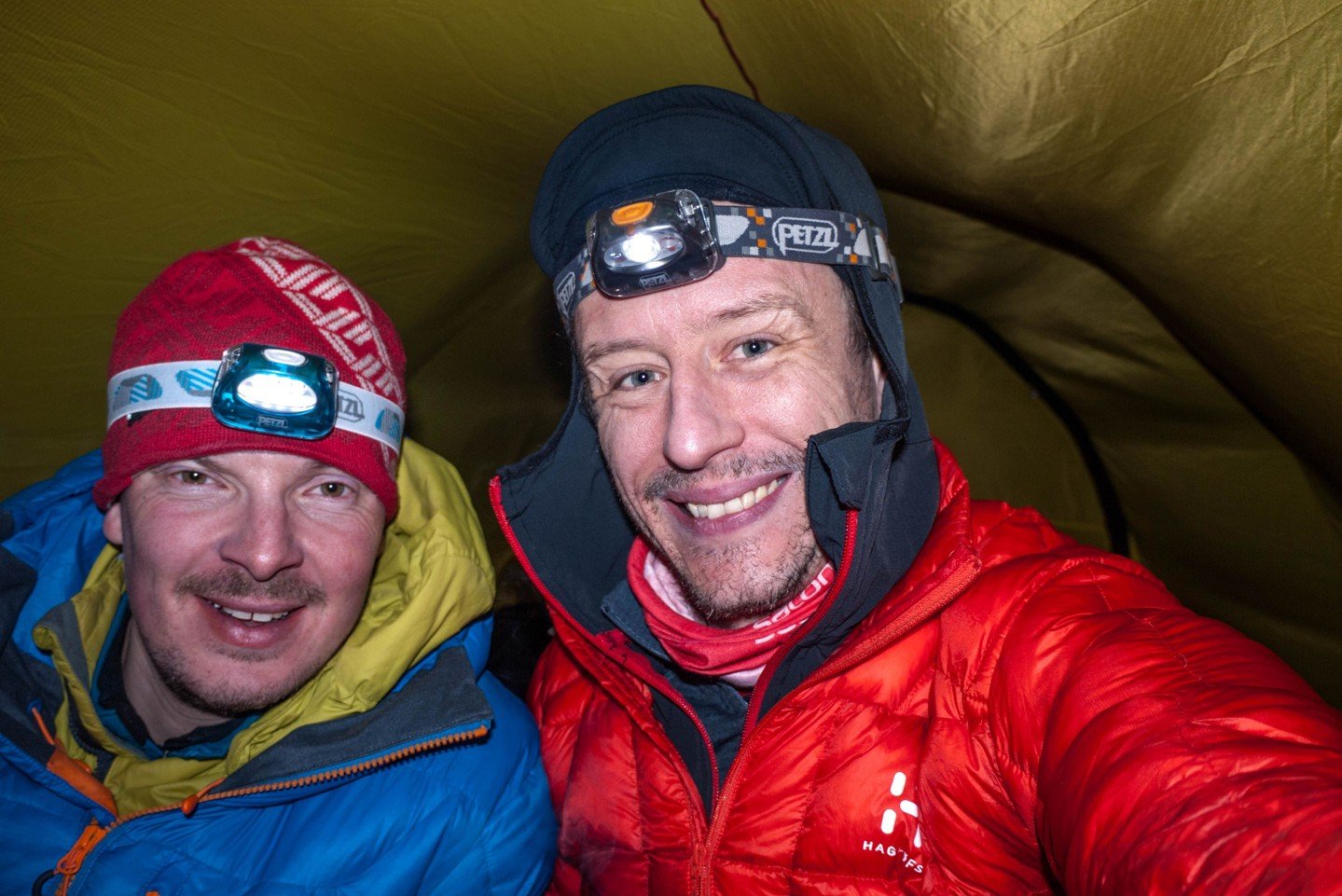 Seeing the red glow of your tent against a crisp, frozen night sky is one of the great moments of comfort and satisfaction in Arctic environments 🙂👌. 

After a long, arduous day out in the snow, knowing you have somewhere warm to sleep and a shelte