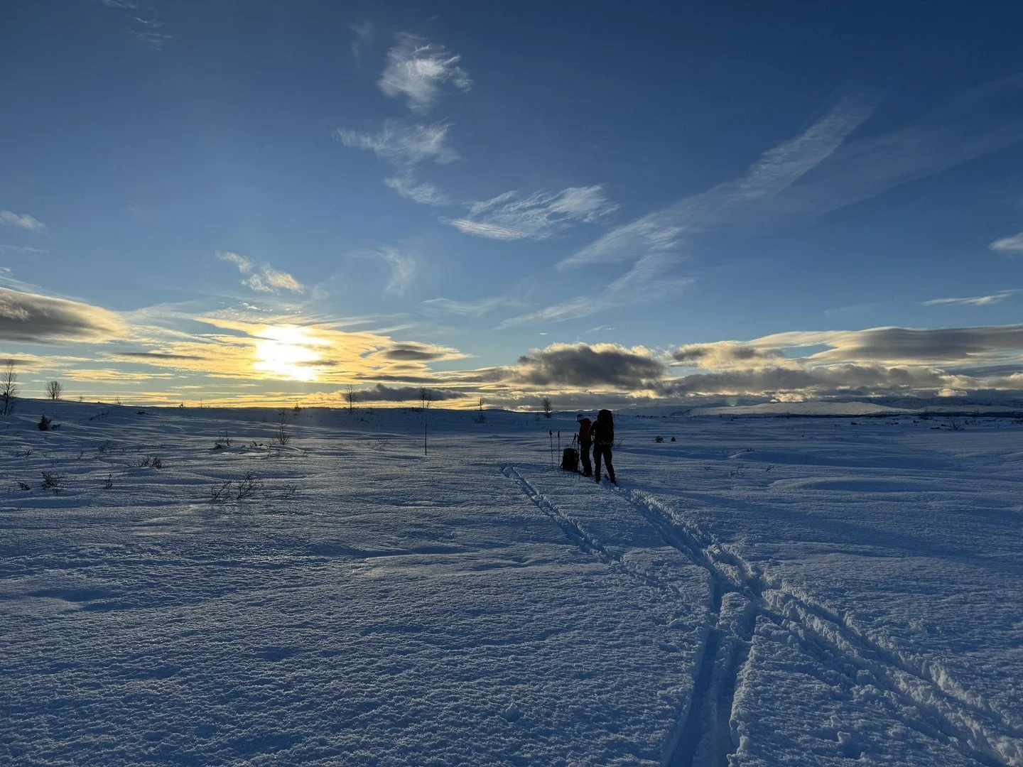 This is what the Hardangervidda will look like when we get there in a couple of weeks 😁! Super excited! We've got a great group of people coming and all the logistics are set ready for a great trip 🙂.

To join our April departure or to book onto ou