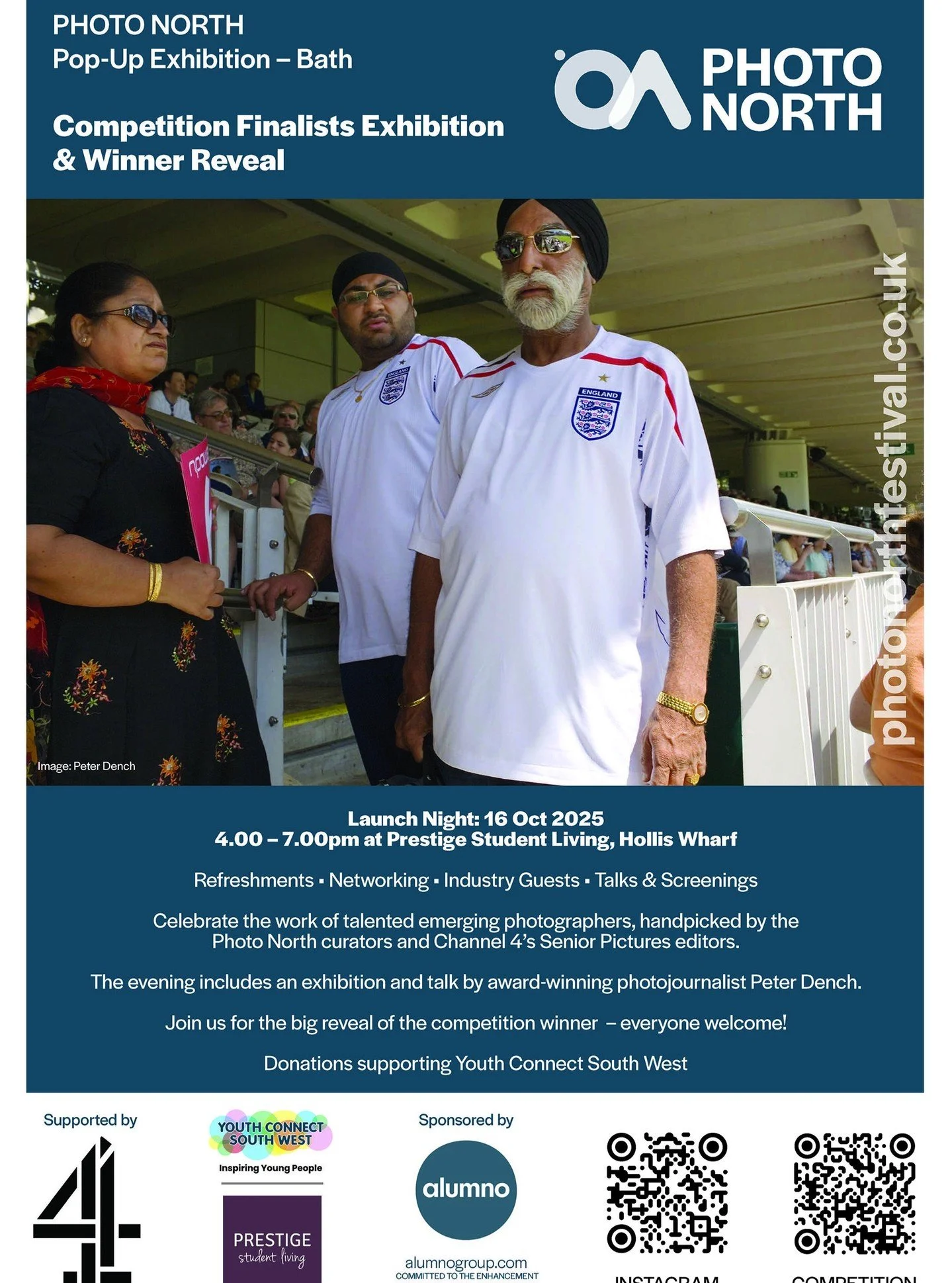 BATH POP UP

Join us for an inspiring evening of art, talks, and community! We're celebrating the next generation of talent at our special Photo North event.

This packed evening features:

An exhibition of work from our talented student finalists fr