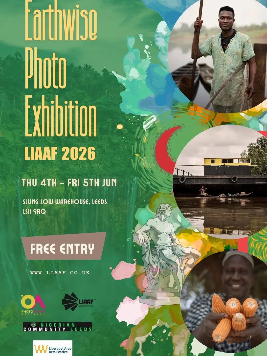 In just a few weeks, Photo North Festival and @liaaf._ present *EARTHWISE*.

A powerful photography exhibition exploring memory, renewal, land, community, and humanity&rsquo;s connection with nature through the work of Arteh Odjidja, Tobi Dosumu, Joh
