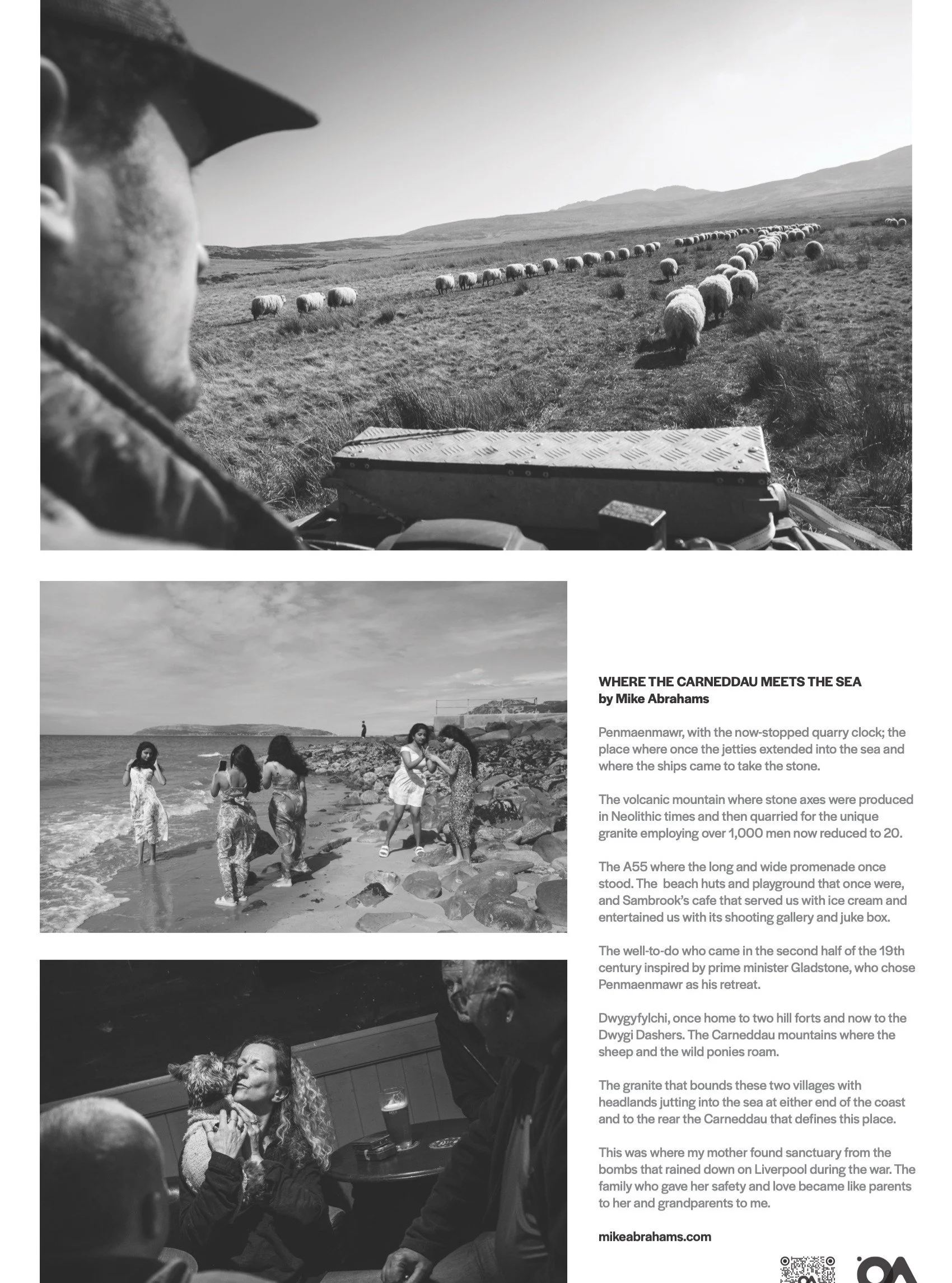 It was lovely during installation to have a passer by immediately recognise Mike Abrahams&rsquo; photographs from their connection to North Wales.

Now showing at the Photo North Pop-Up at Kirkgate Market:

Where the Carneddau Meets the Sea by @abrah