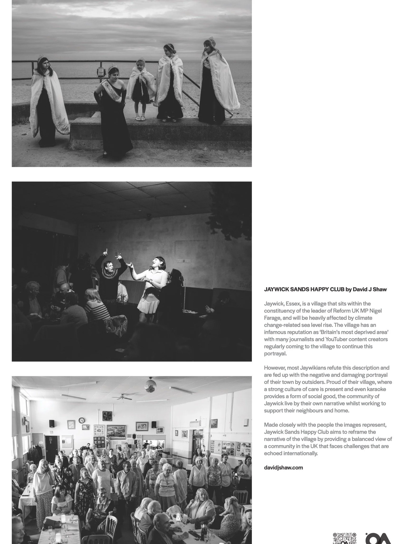 Now showing at the Photo North Pop-Up at Kirkgate Market:

Jaywick Sands Happy Club by @davidjshawphoto 

Made in close collaboration with the people of Jaywick, Essex, this body of work challenges the damaging narratives often imposed on the village