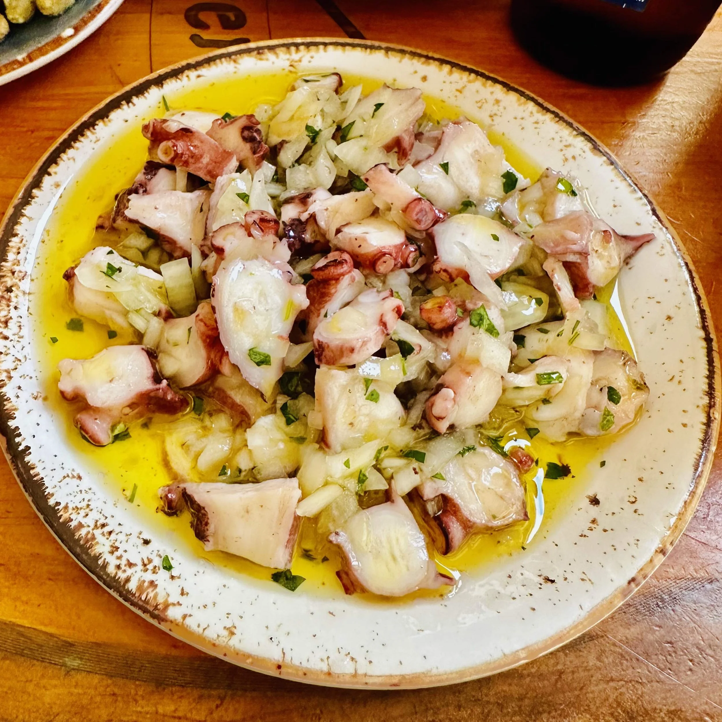 Tapas style pulpo