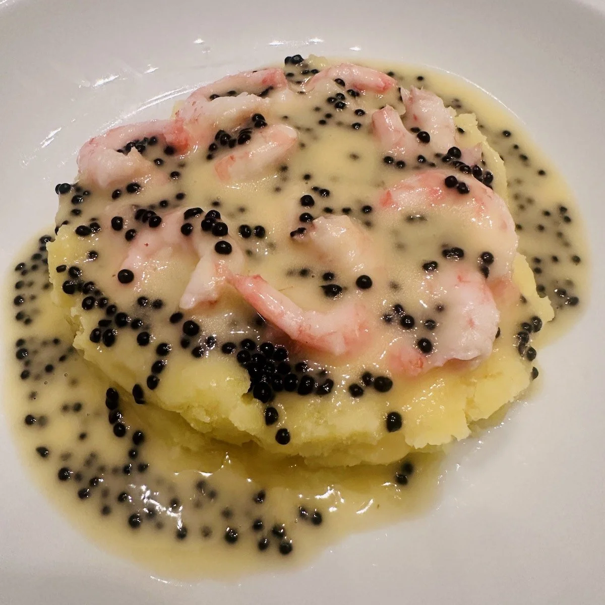 Málaga Prawn Tartare with Caviar Beurre Blanc