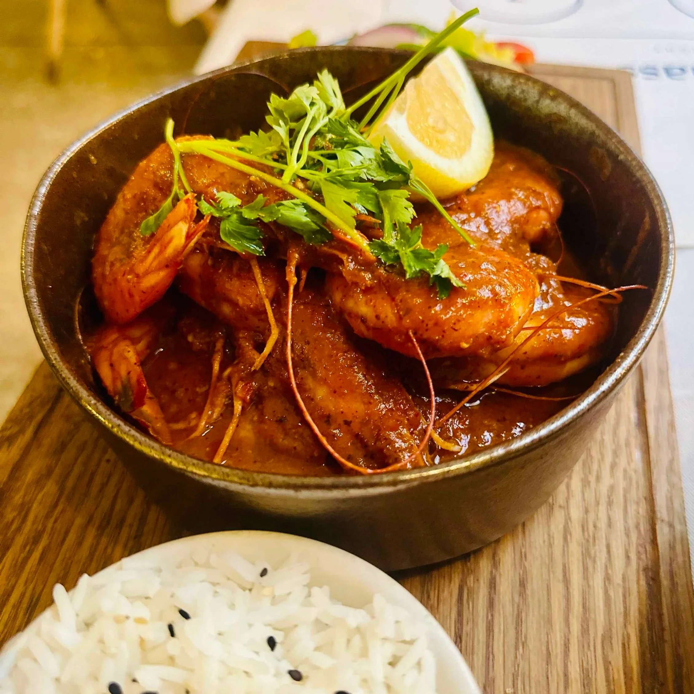 Cape Malay Shrimp Curry