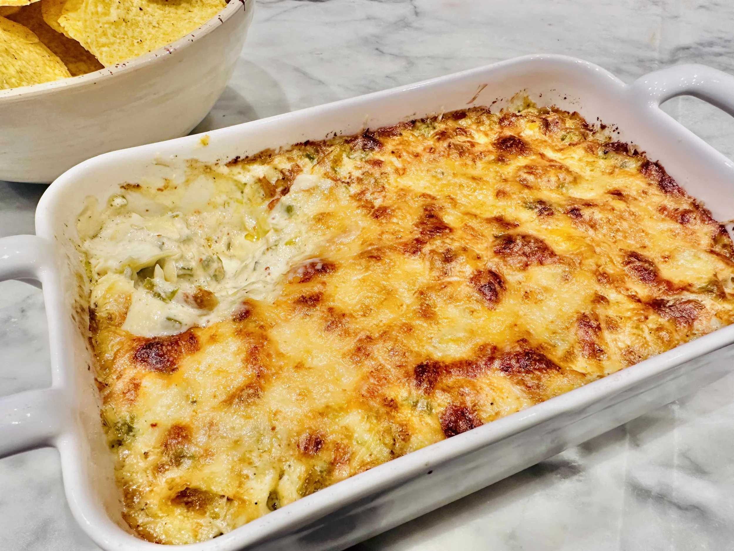 Roasted Jalapeño and Artichoke Smetana Dip