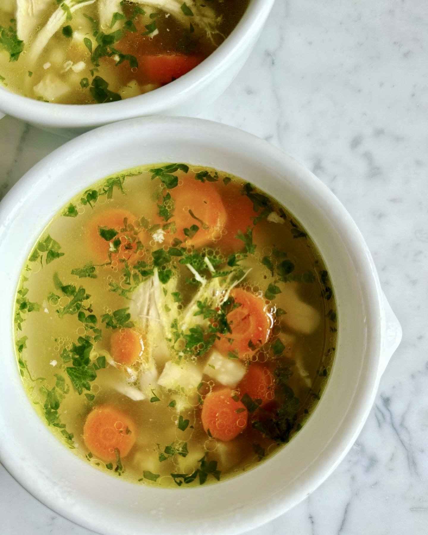Clear Chicken soup