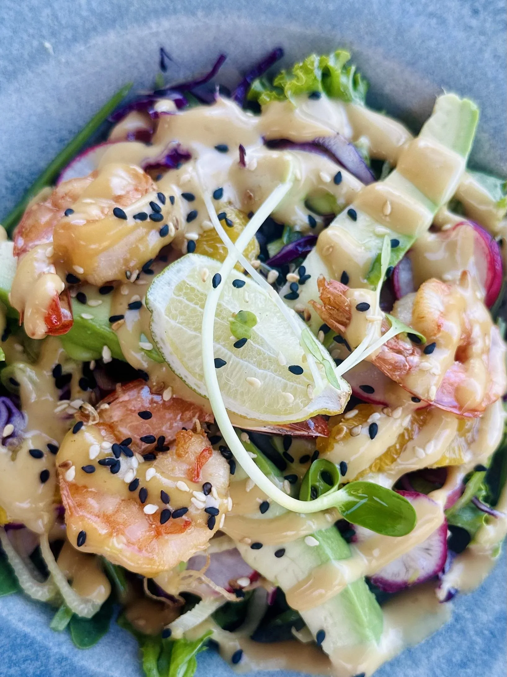Shrimp fusion salad
