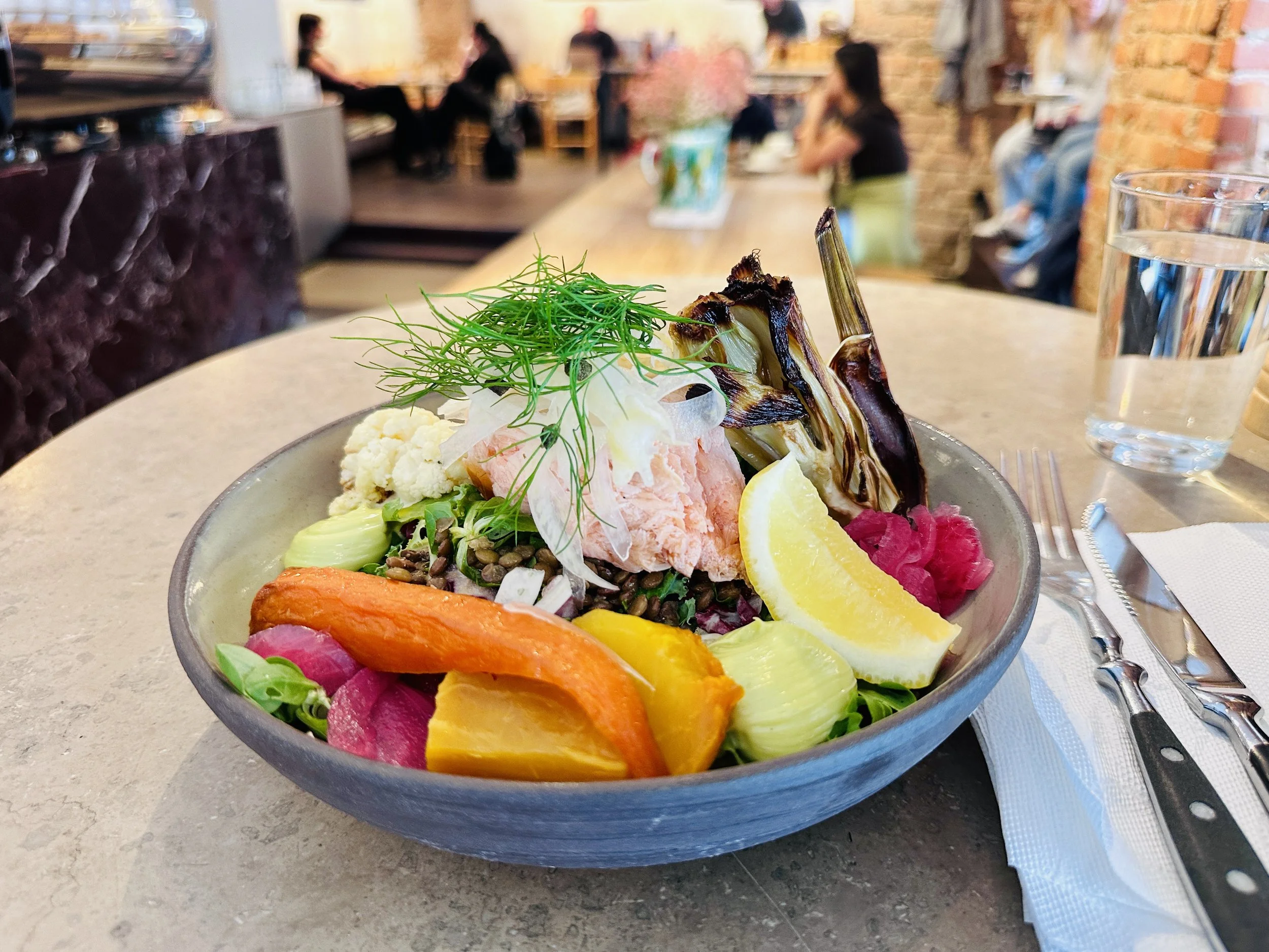 Smoked Salmon Lentil Salad