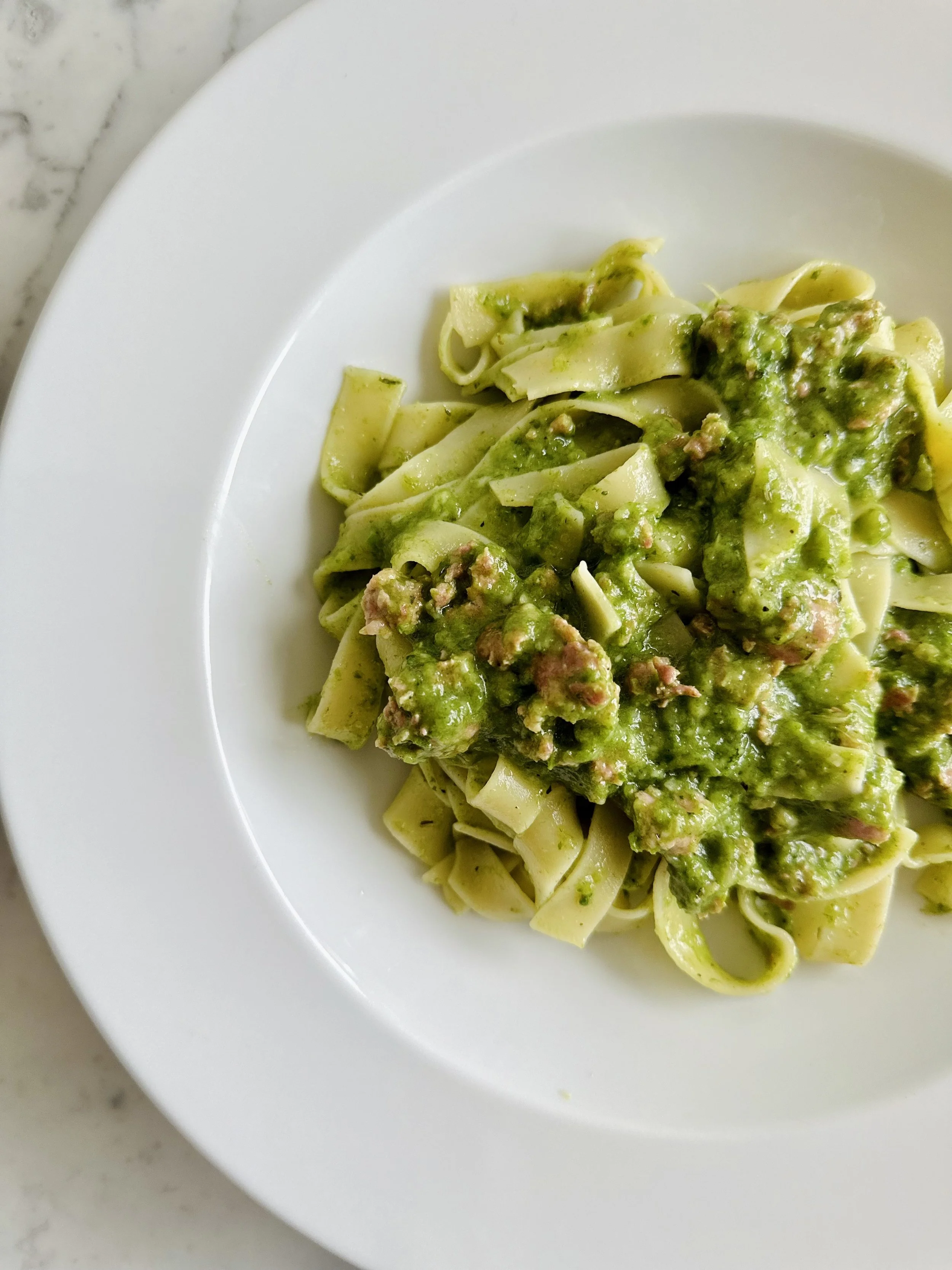 Zucchini pasta alla nero