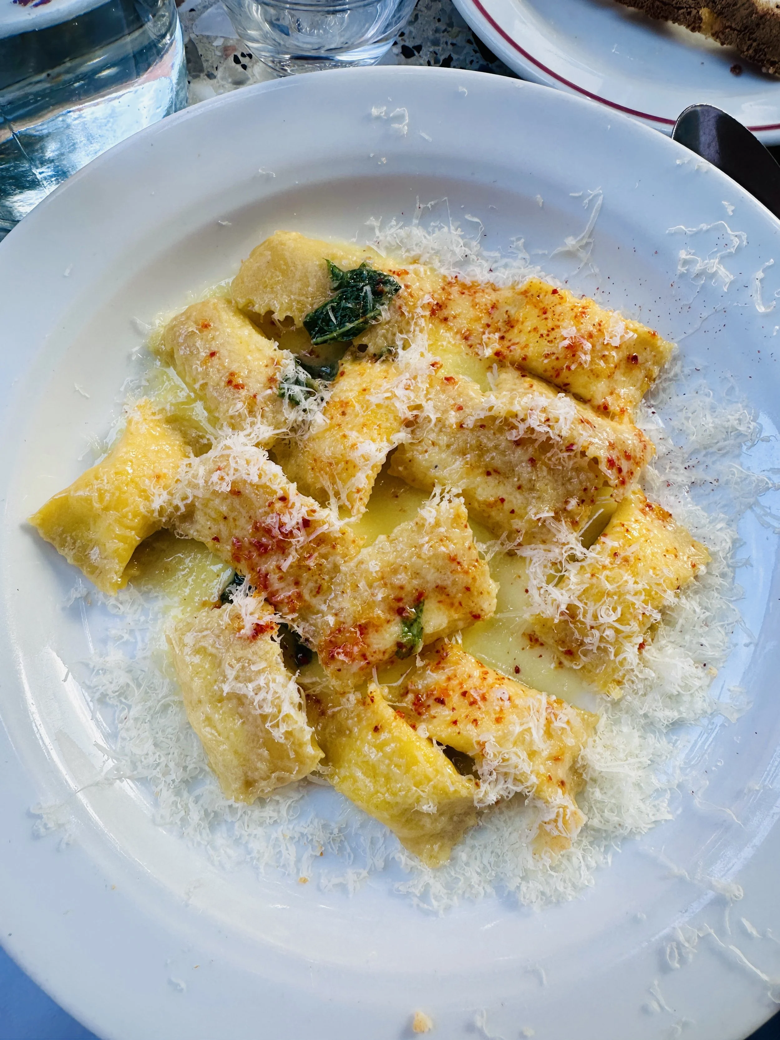 Ricotta, Goat Cheese &amp; Mint Agnolotti