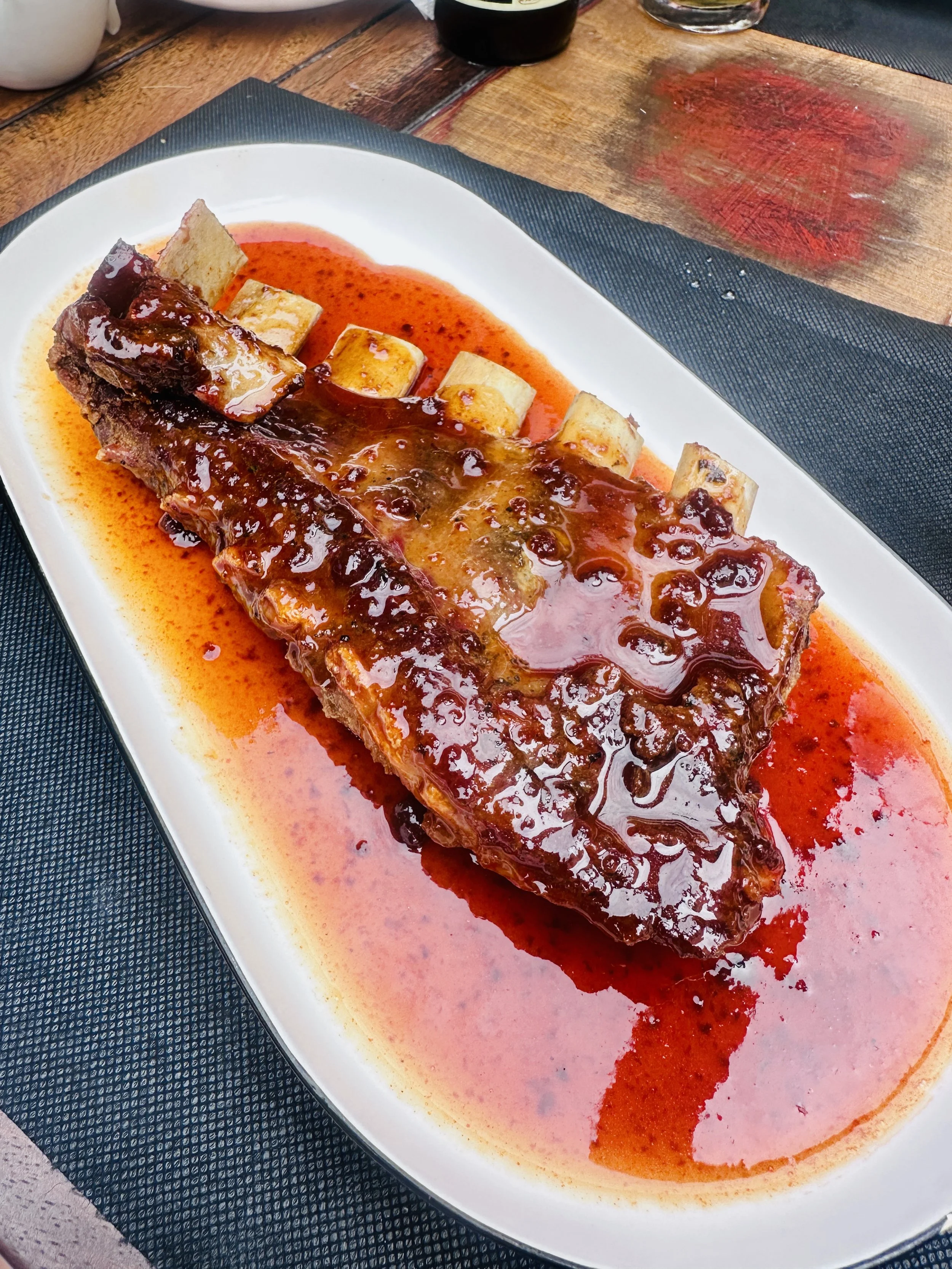 Caribbean Sticky Guava BBQ Ribs