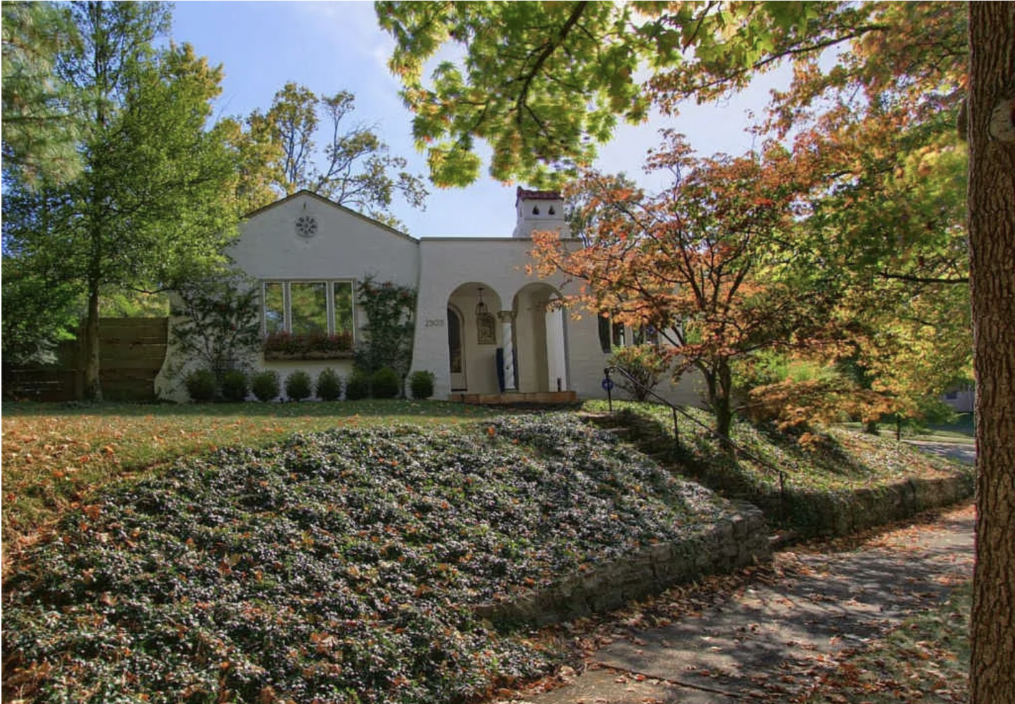 Mission style home in Hyde Park, a top neighborhood in Cincinnati, Ohio