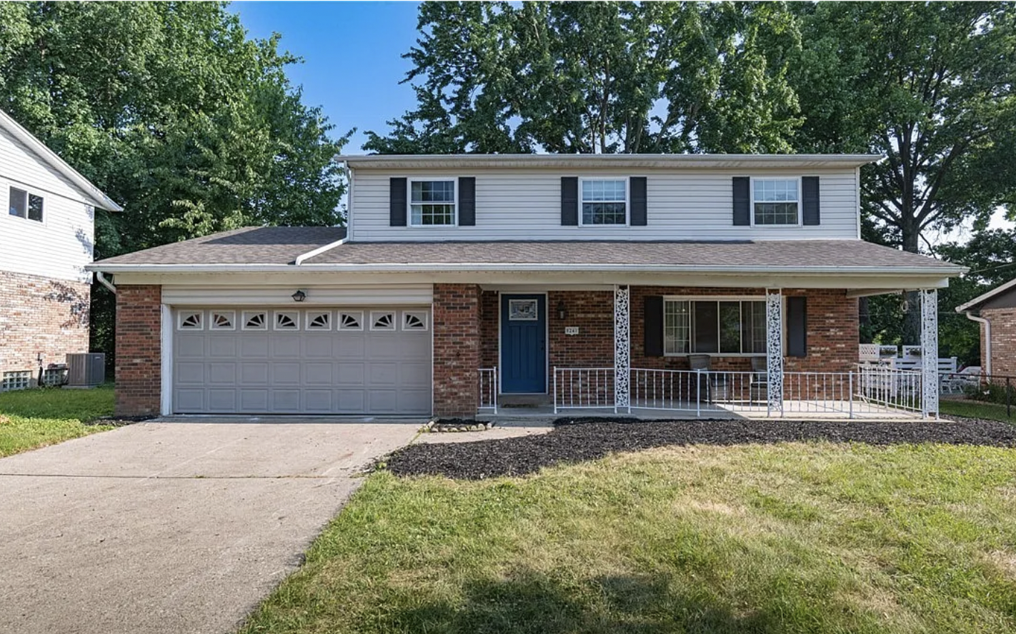 House in Anderson Township, a top suburb of Cincinnati, Ohio