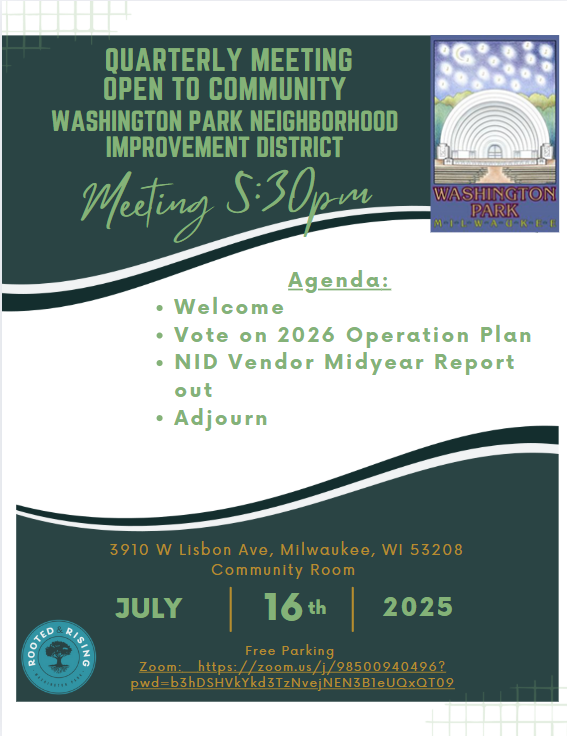 Washington Park NID 3 Q3 Public Meeting