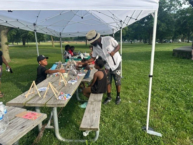 Washington Park Cultural Art Vibes: Digital Art Meets Traditional Art🖌️🎨