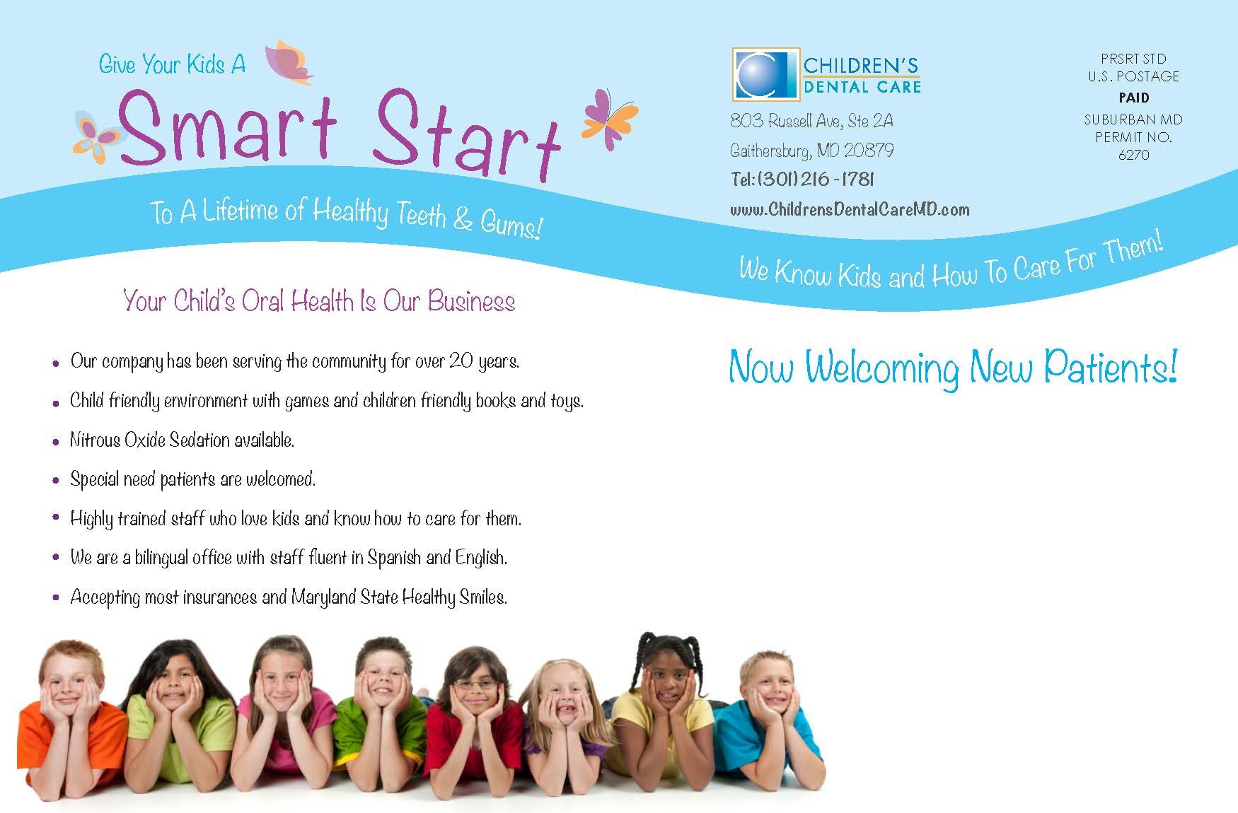 Pediatric Marketing Postcard Back