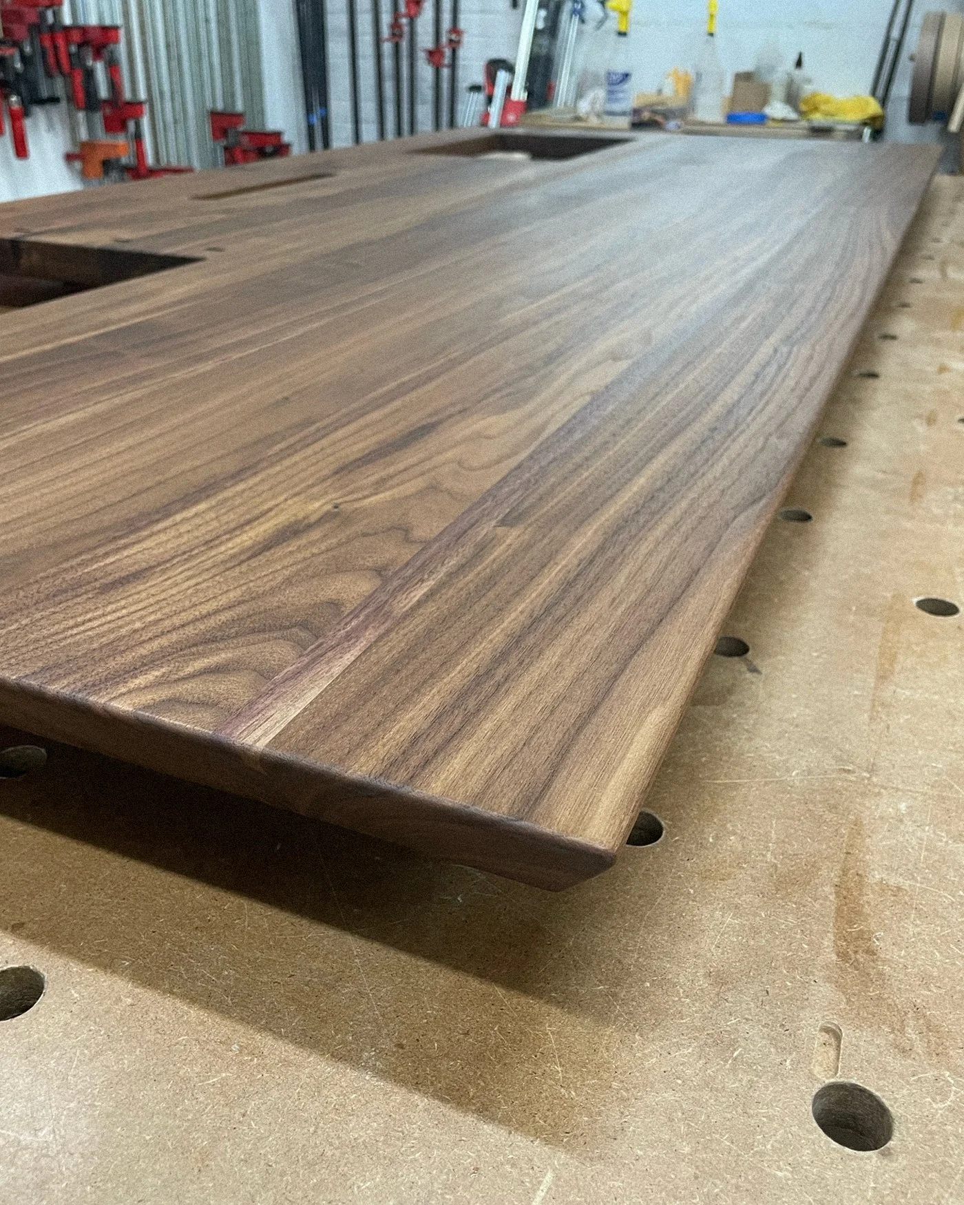 Sugar Woodworks walnut desk