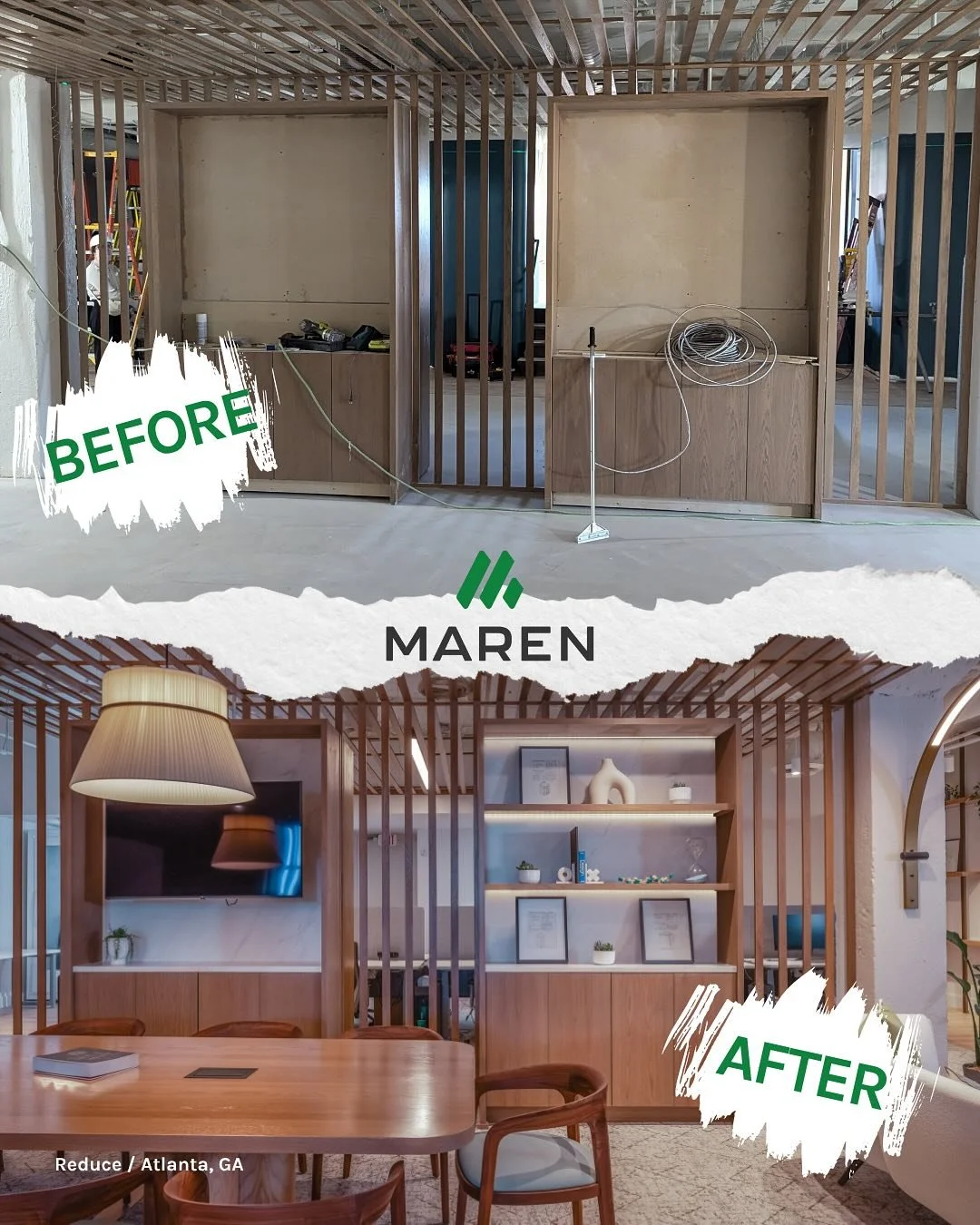 Before-and-after is just the highlight reel.
What you don&rsquo;t always see:
▪️ Twelve people and three ladders crammed into a room built for two
▪️ Material deliveries scheduled like flight plans because there&rsquo;s no laydown space
▪️ Off-hours 