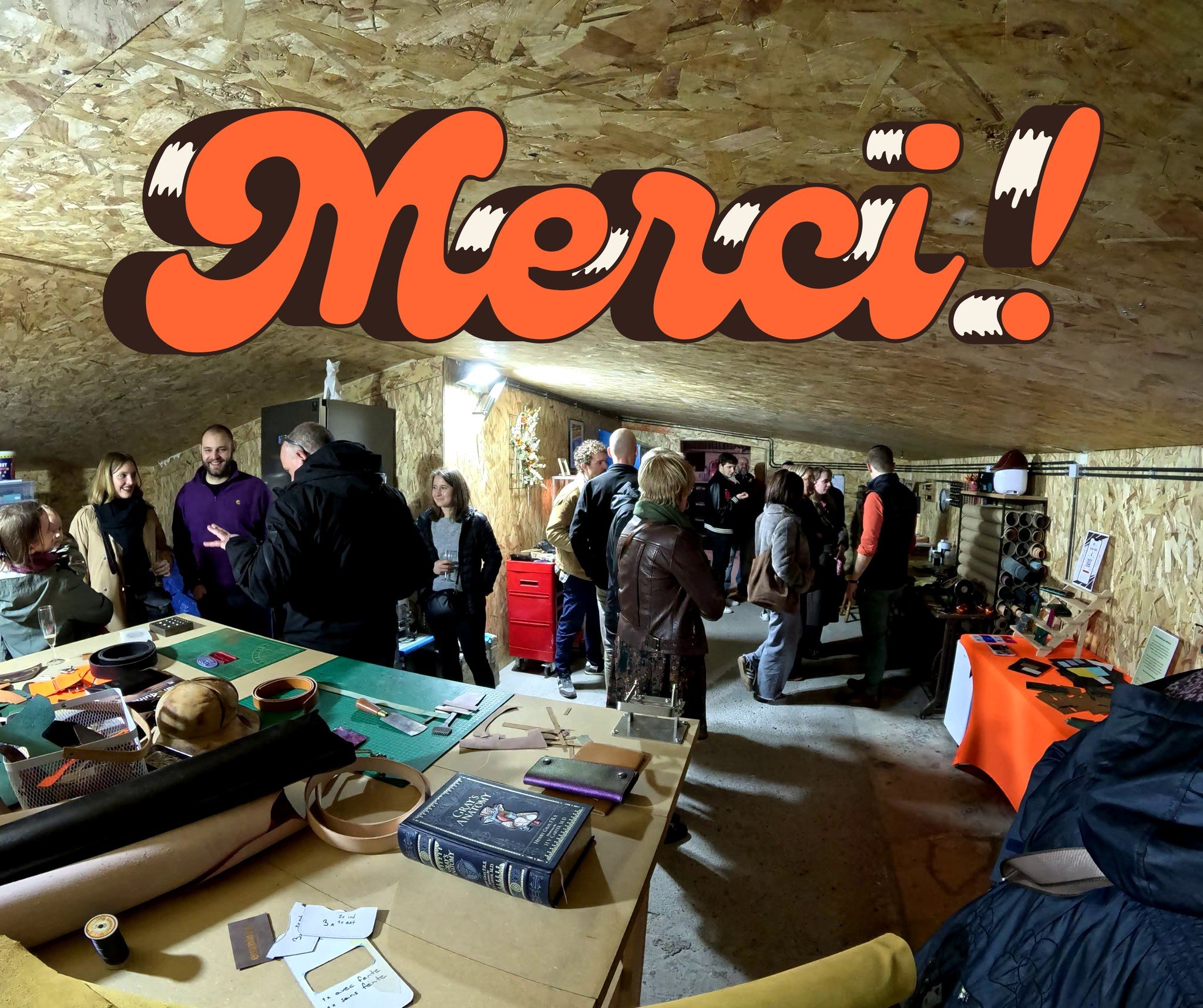 Ce dimanche, &agrave; l&rsquo;occasion de la Journ&eacute;e de l&rsquo;Artisan, vous avez &eacute;t&eacute; plus de 120 &agrave; franchir la porte du nouvel atelier&hellip; et honn&ecirc;tement, j&rsquo;ai m&ecirc;me fini par perdre le compte 😅
Merc