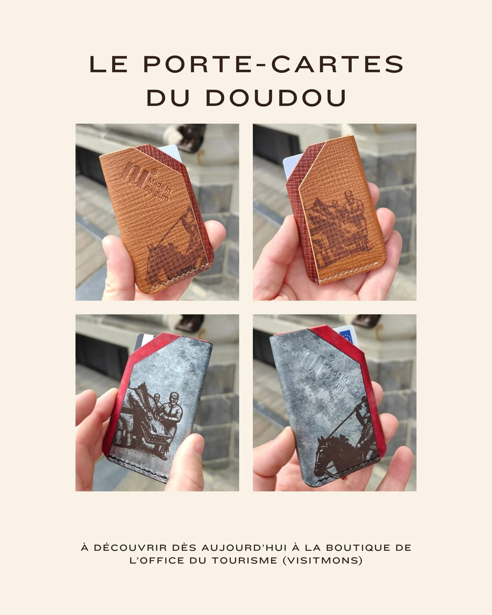 Le Doudou s&rsquo;invite dans votre poche 🐉

Notre nouvelle collection de porte-cartes inspir&eacute;e du Doudou est disponible d&egrave;s aujourd&rsquo;hui &agrave; la boutique de l&rsquo;Office du Tourisme de Mons.

Des pi&egrave;ces fabriqu&eacut