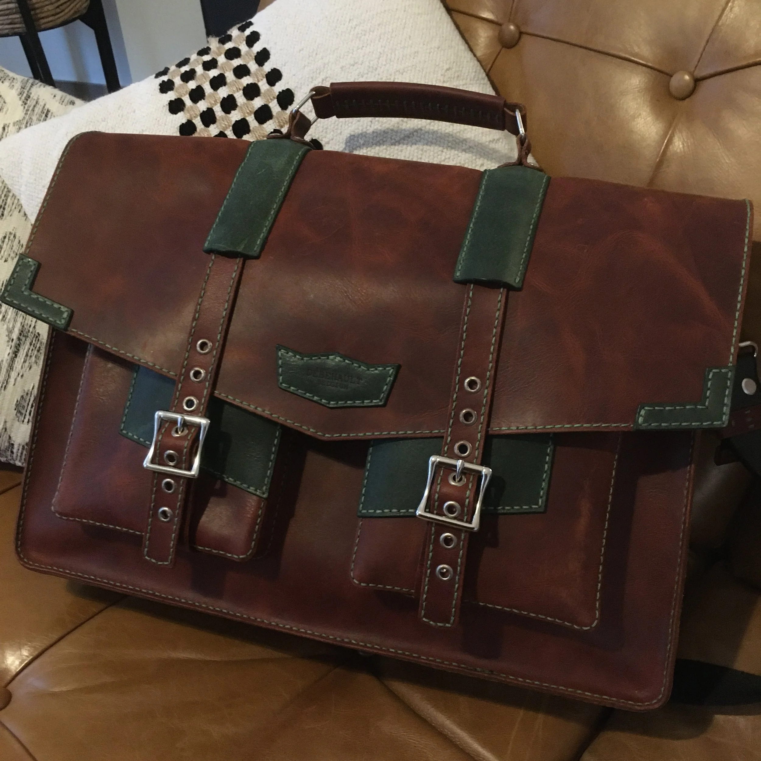 Sac messager style 20's réalisé sur commande