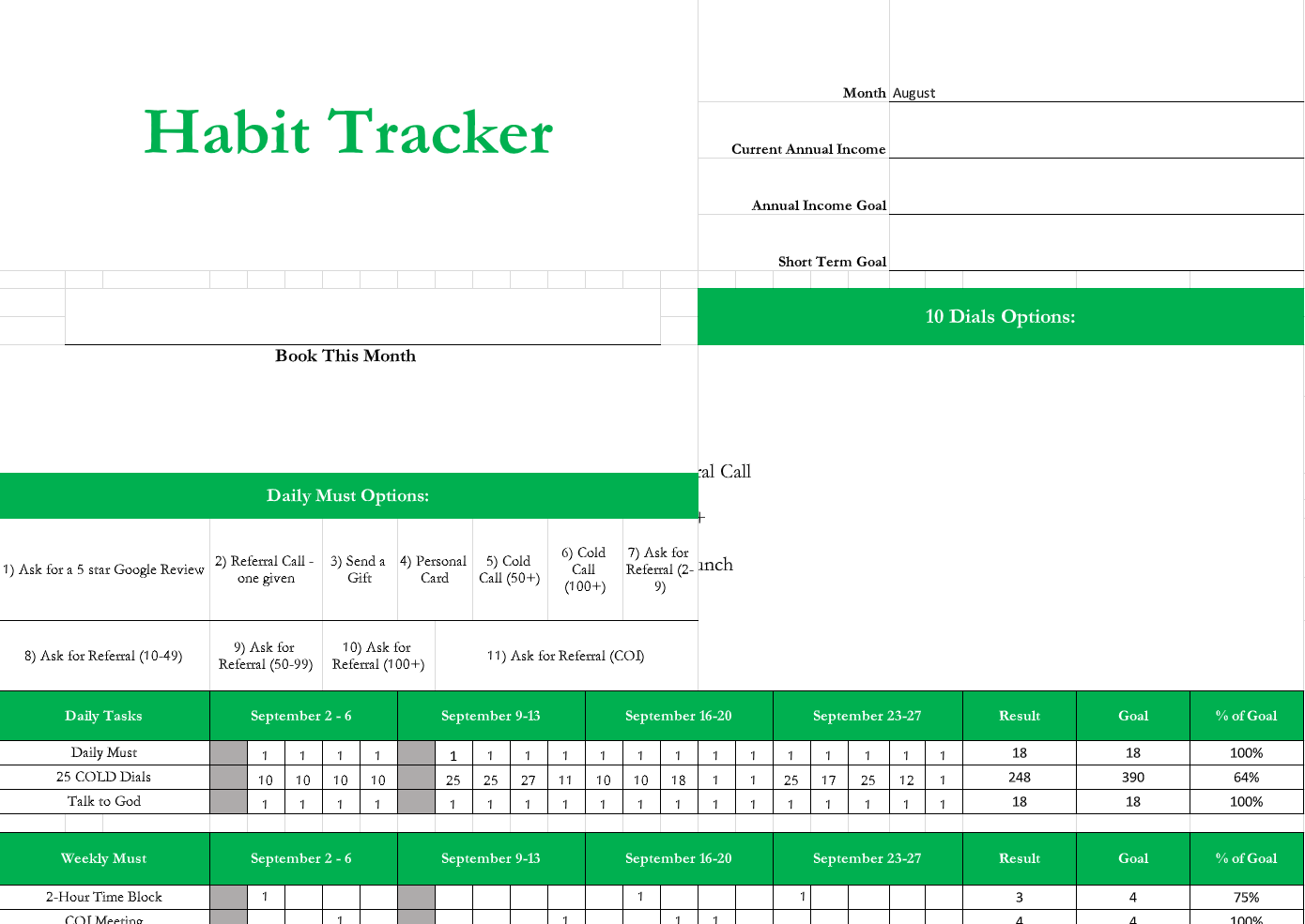 Habit Tracker Tool