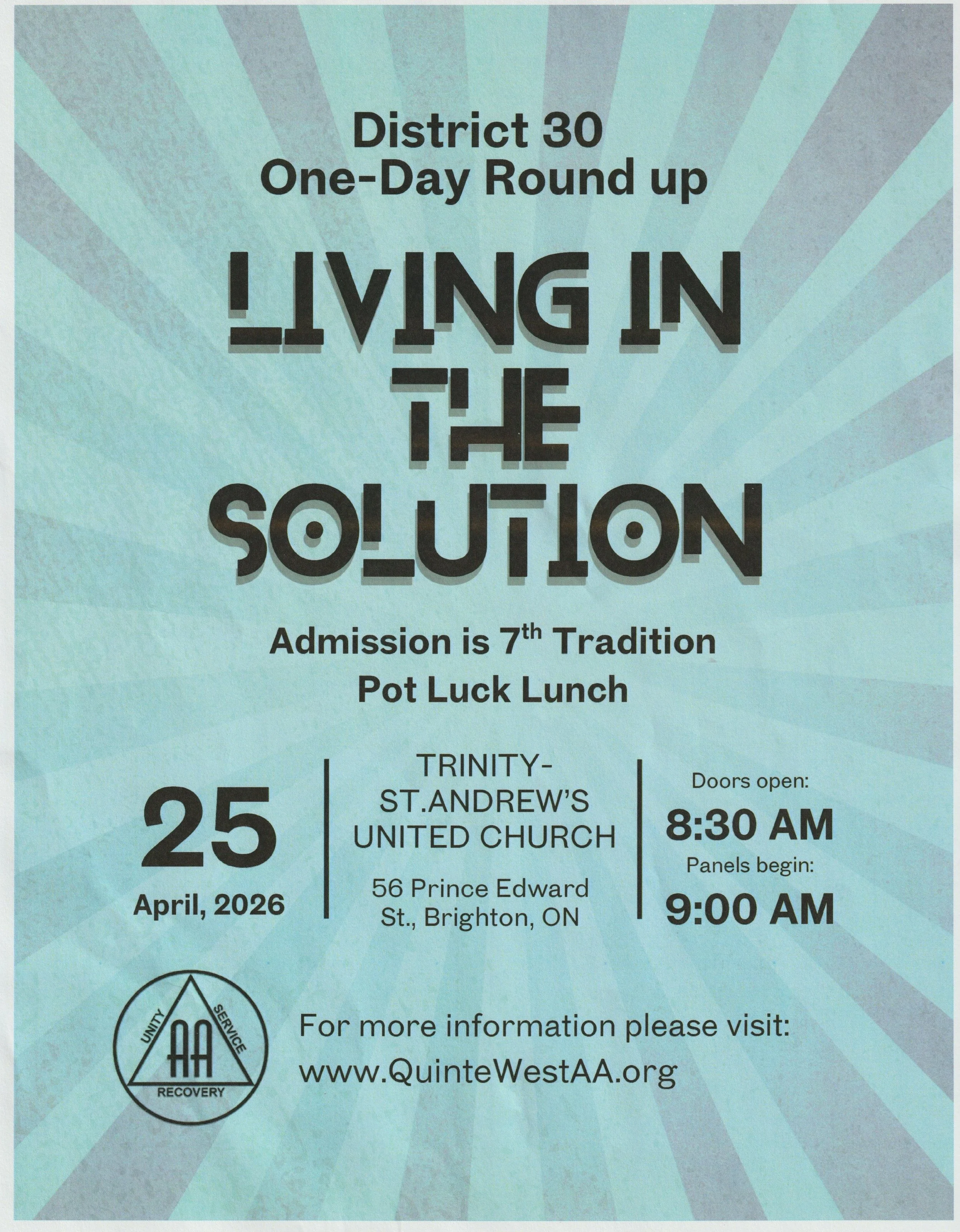 District 30 Living In The Solution One Day Round Up