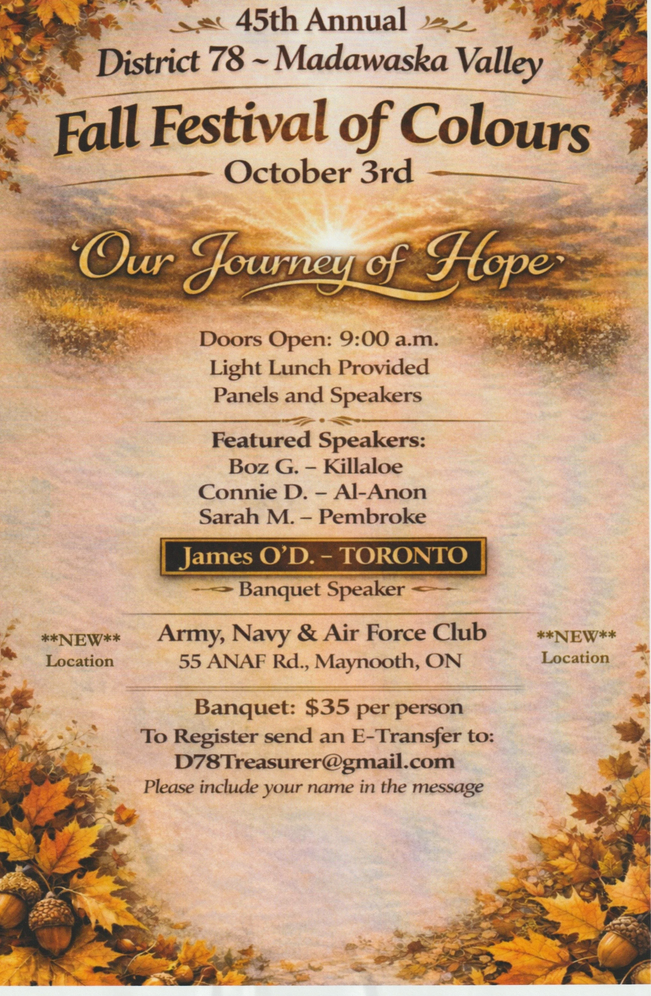 District 78 Madawaska Valley Fall Festival of Colours