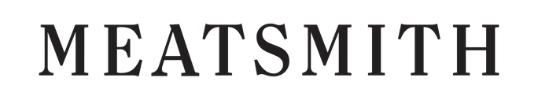 Text reading 'MEATSMITH' in black capital letters on a white background.