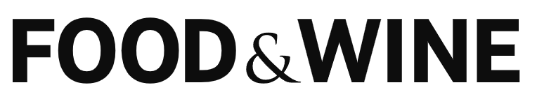 Text reading "FOOD & WINE" in bold black letters.