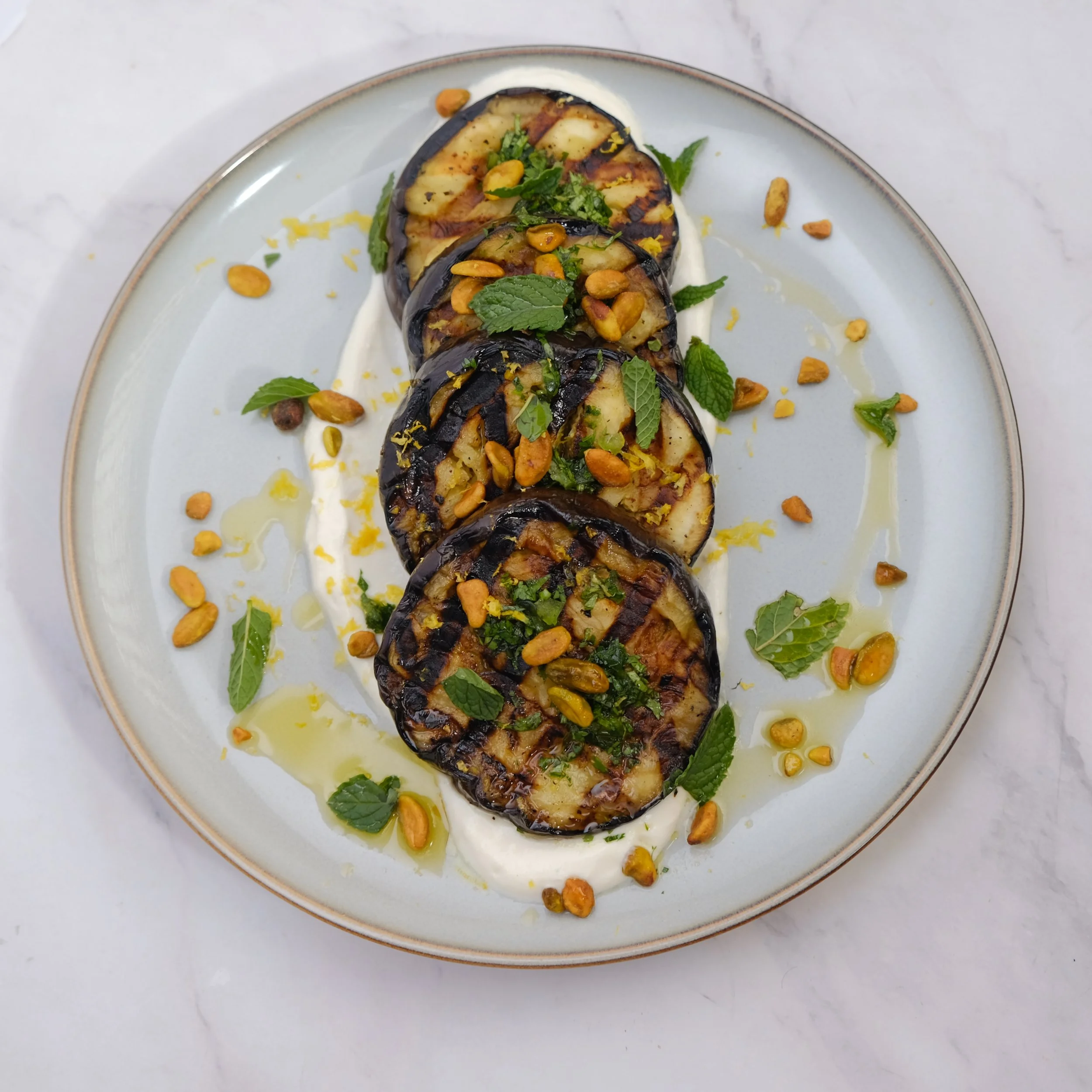 Grilled Eggplant plated 1.JPG