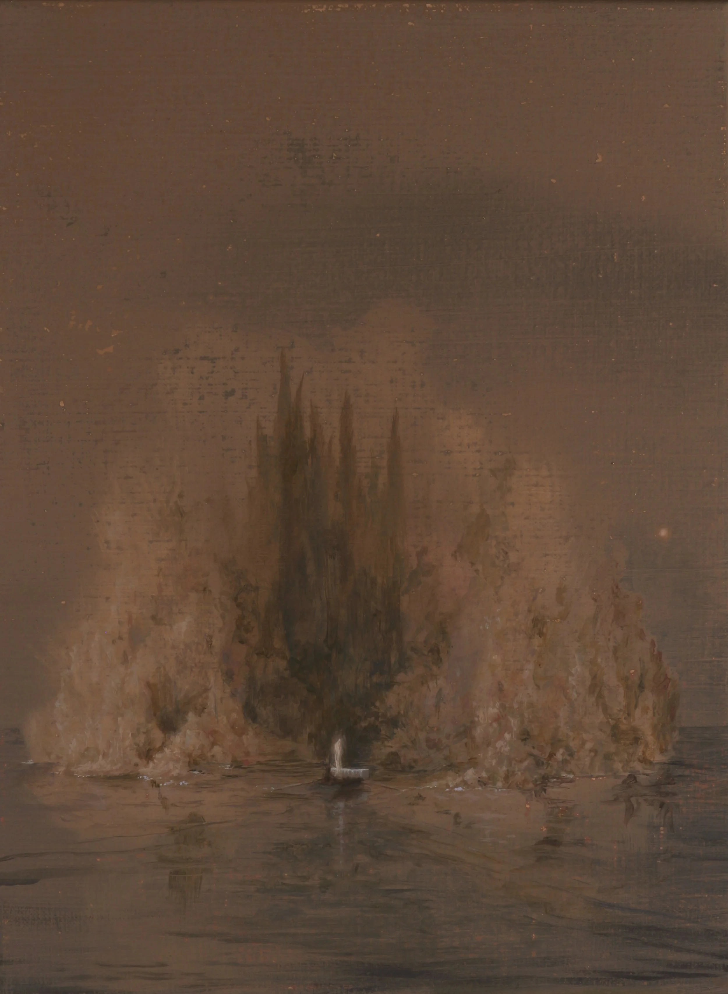 Toteninsel (5), oil on linen, 30 x 40 cm, 2022.jpeg