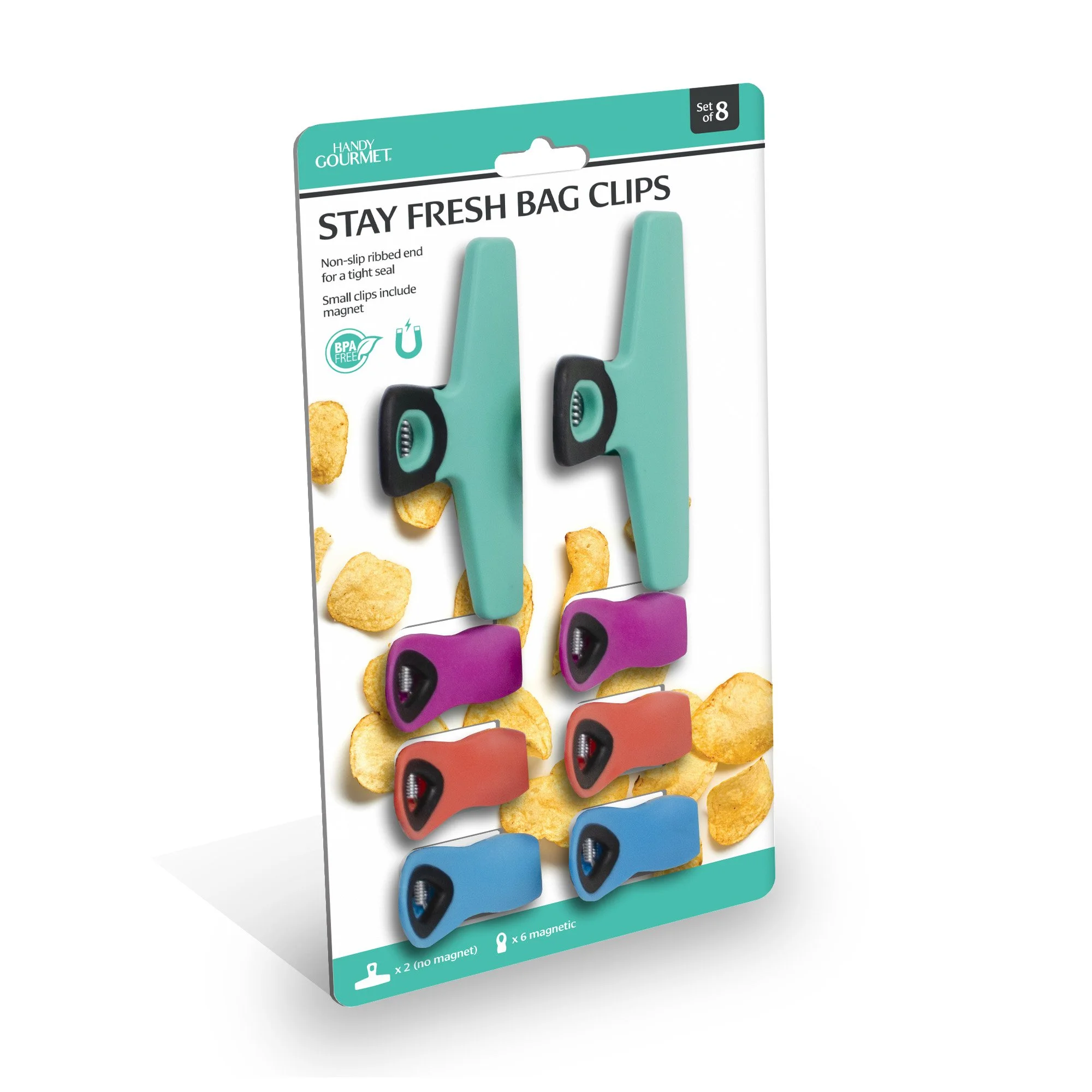 Stay Fresh Bag Clips – Set of 8 ~ Item# JB9340