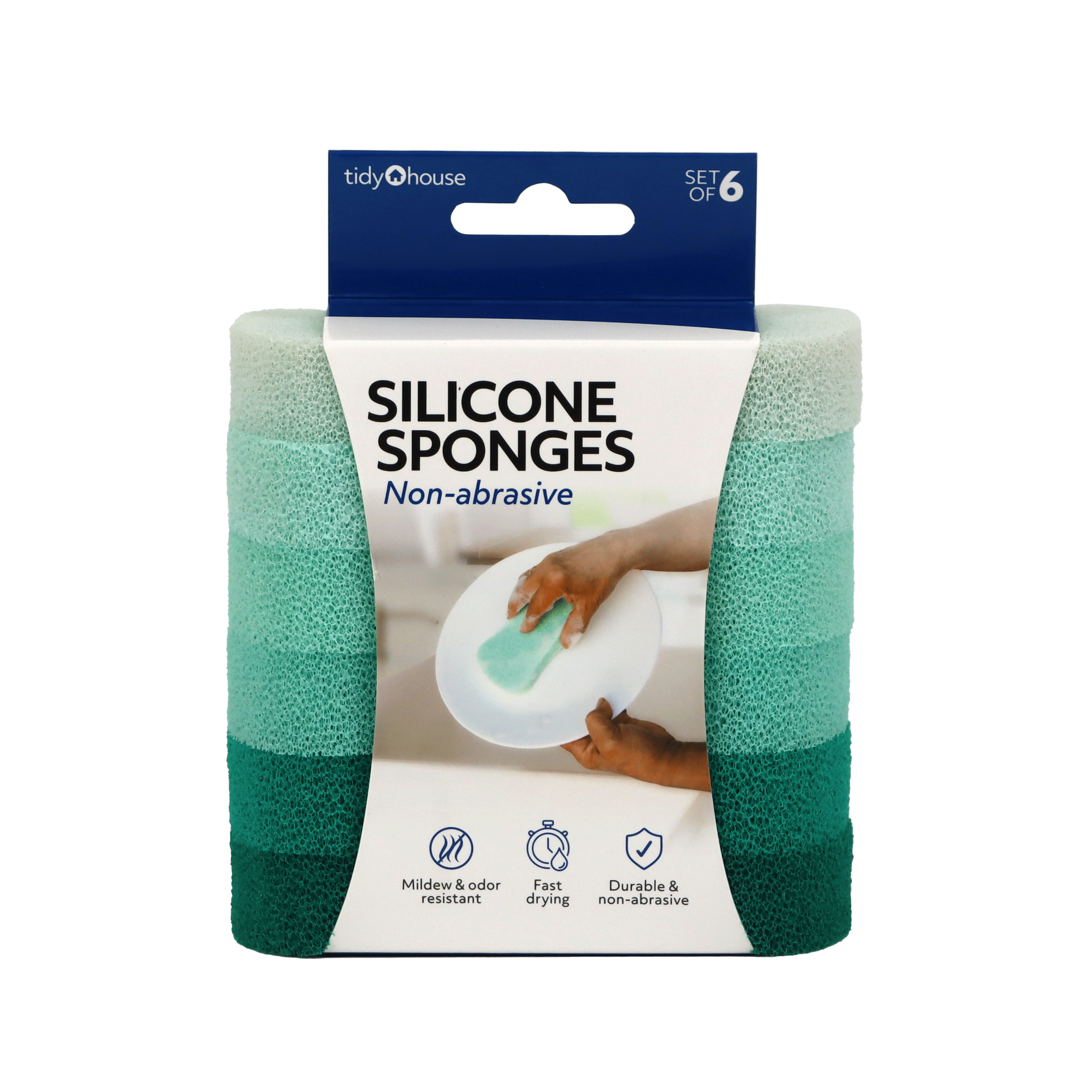 Silicone Sponges - Set of 6 - JB9501S6GN