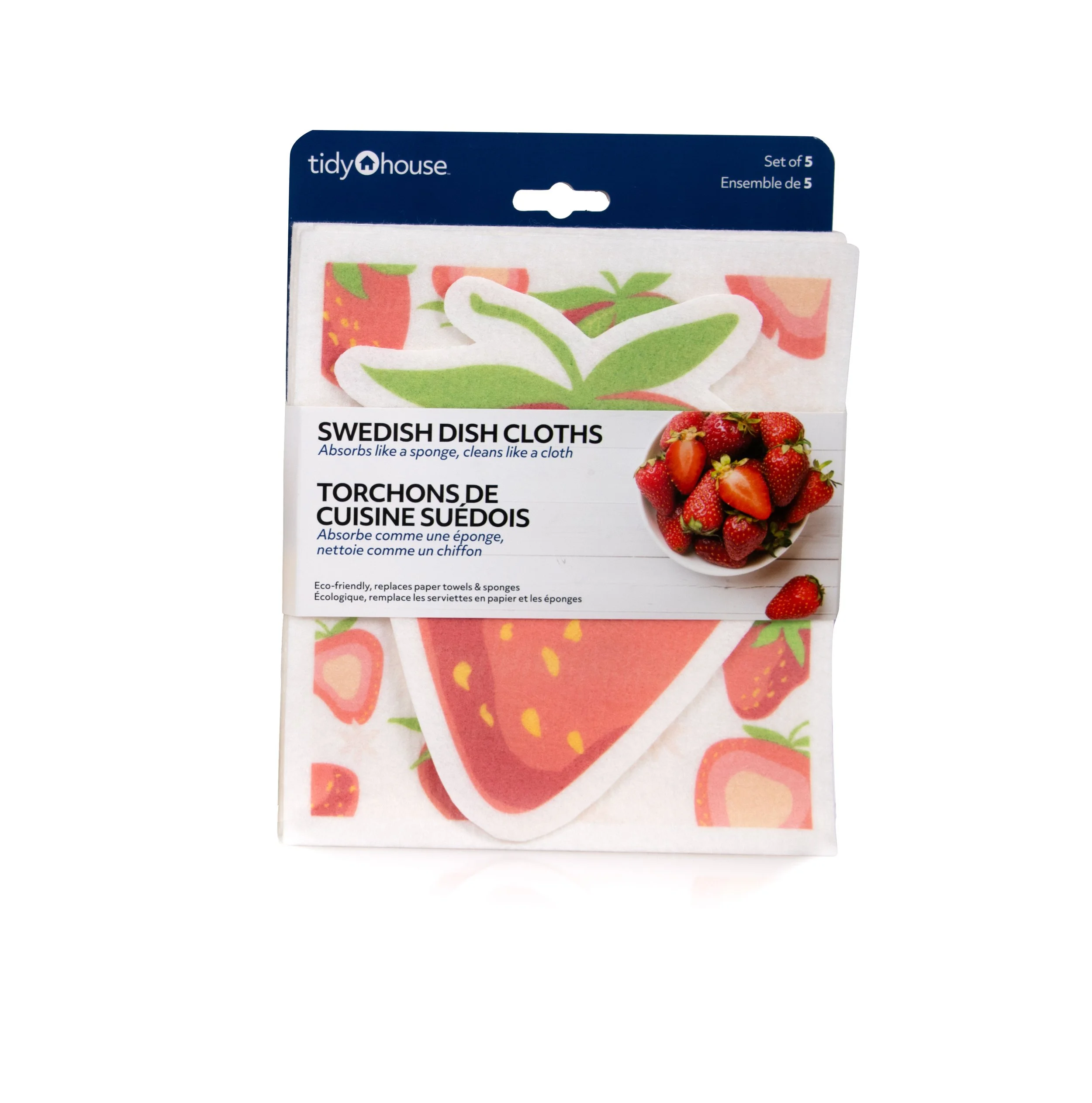 Strawberry Swedish Dish Cloths - S5-CAN9996STR