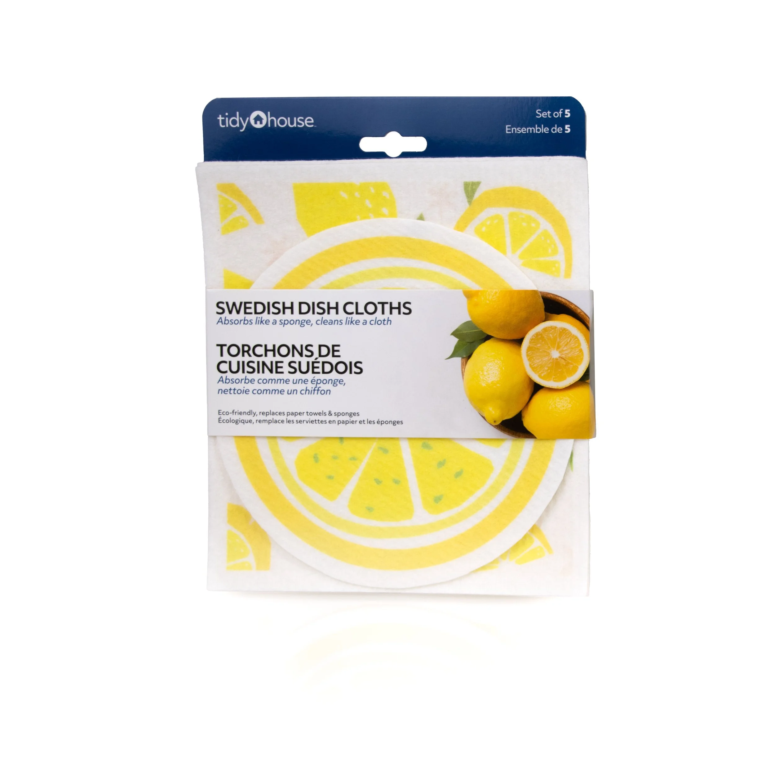 Lemon Swedish Dish Cloths- S5-CAN9996LEM