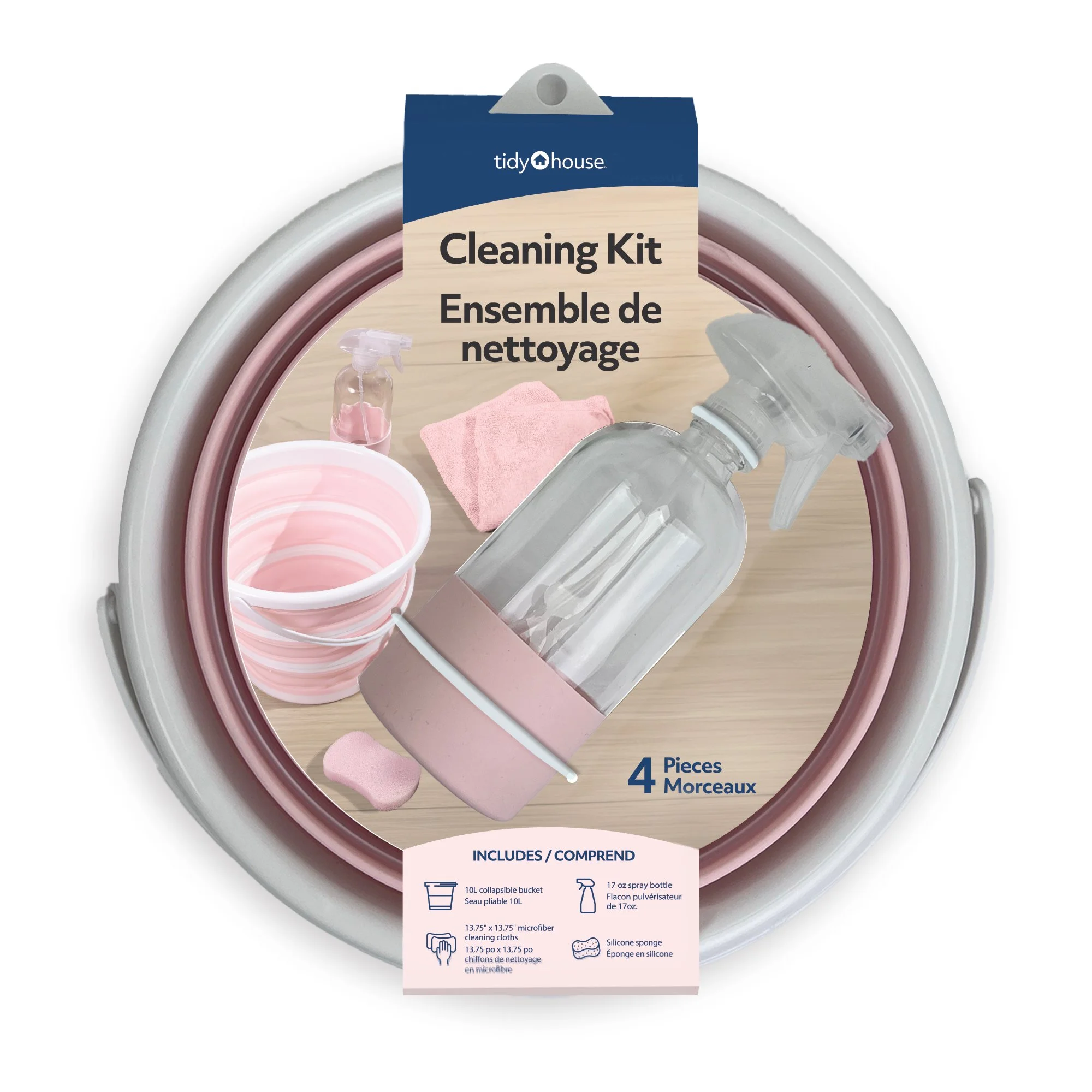 Cleaning Sets - 4pc - CAN10070PNK