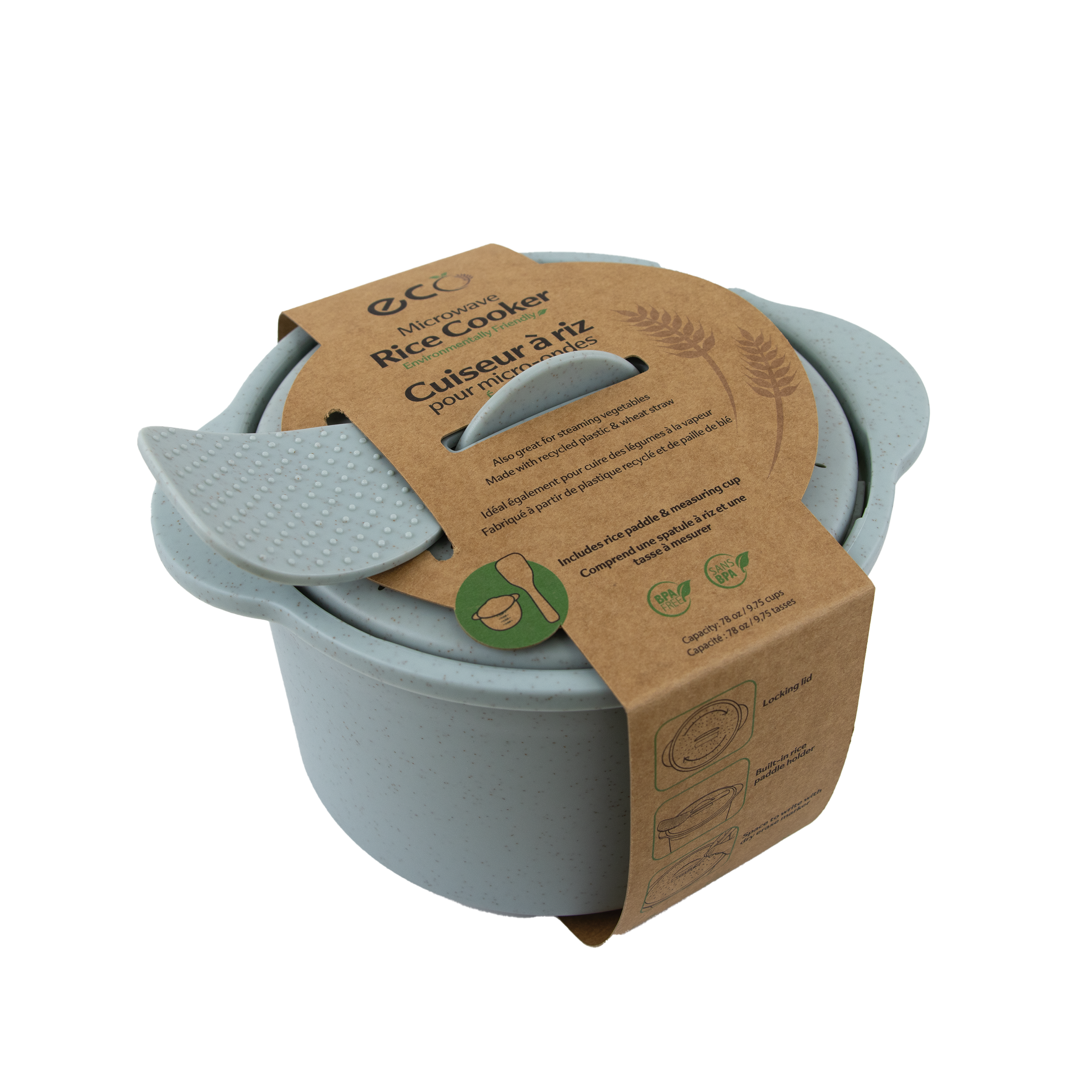 ECO Microwave Rice Cooker - CAN10075SGE