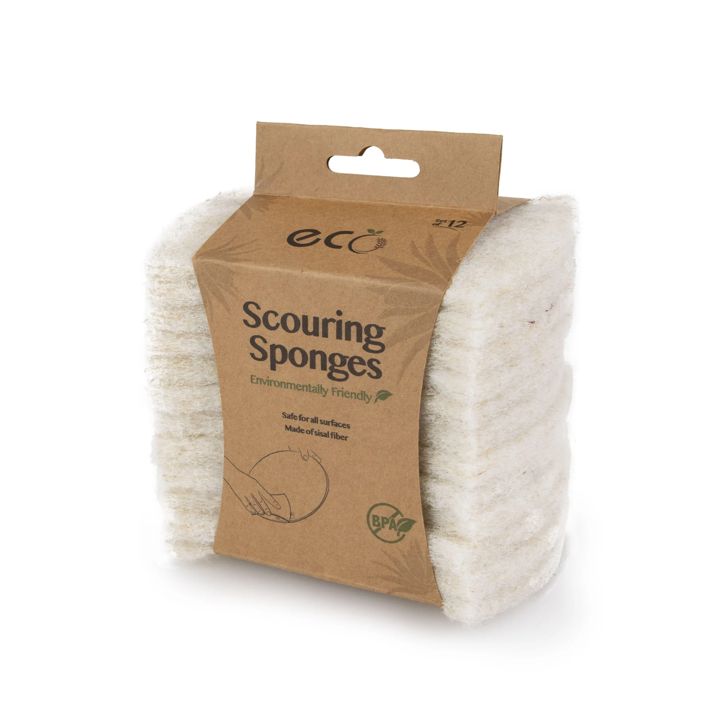 ECO 12pk Scouring Sponges - JB9748