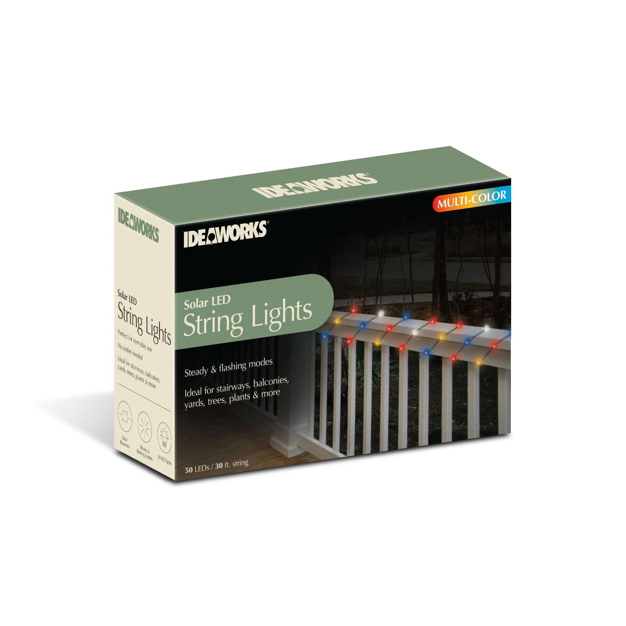 Solar String Lights ~ Item# JB7864MULTI