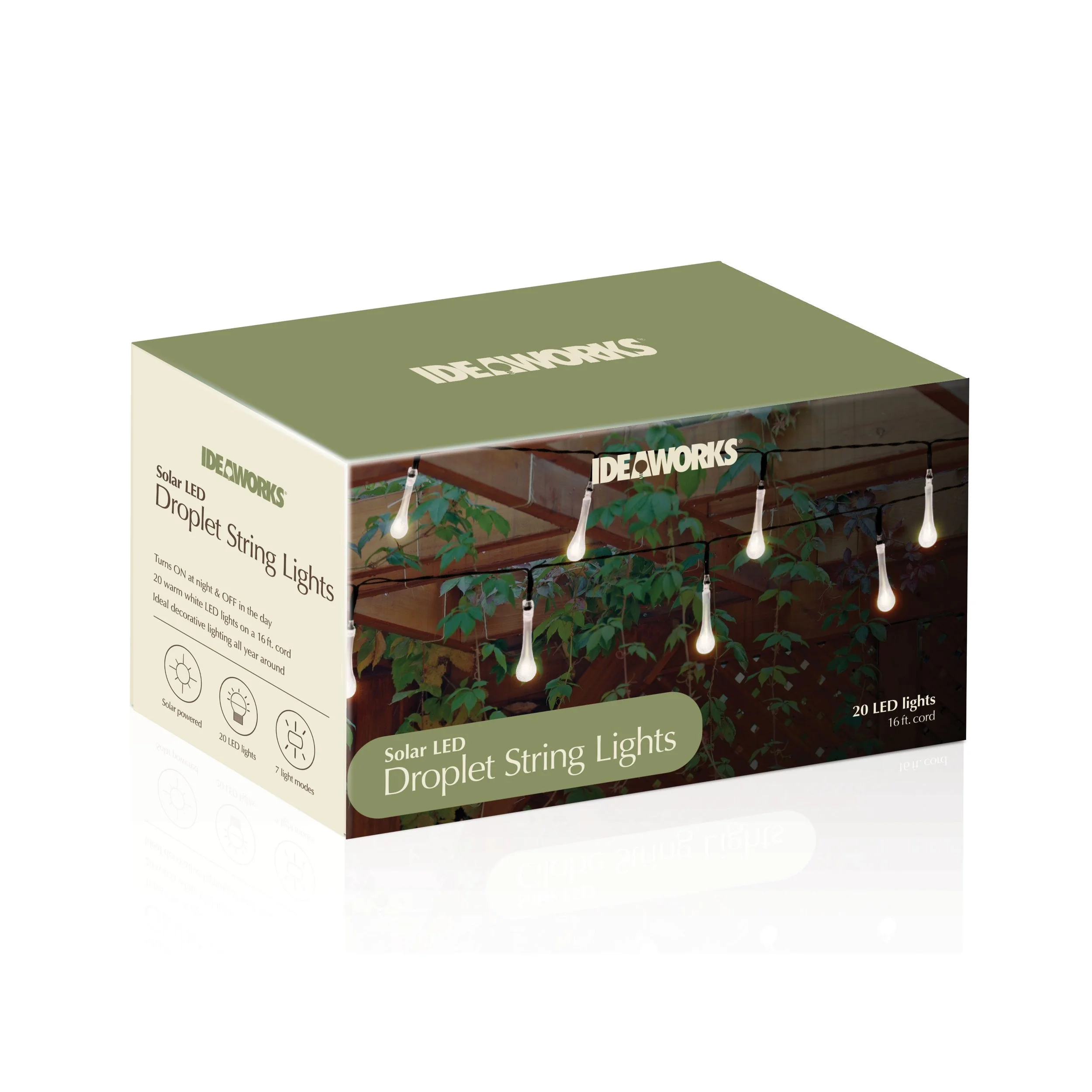 Solar Droplet String lights ~ Item# JB9463