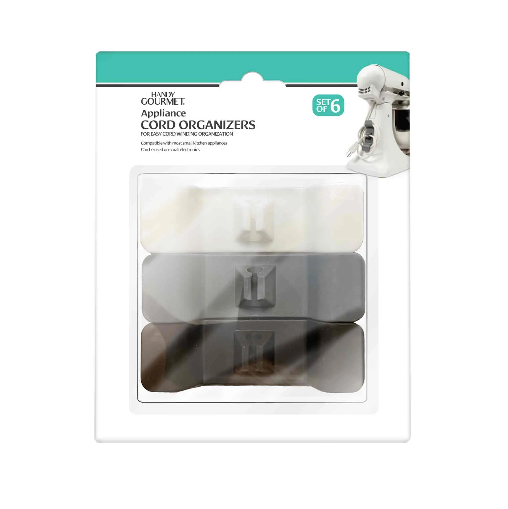 Appliance Cord Organizers – Set of 6 ~ Item# JB9257