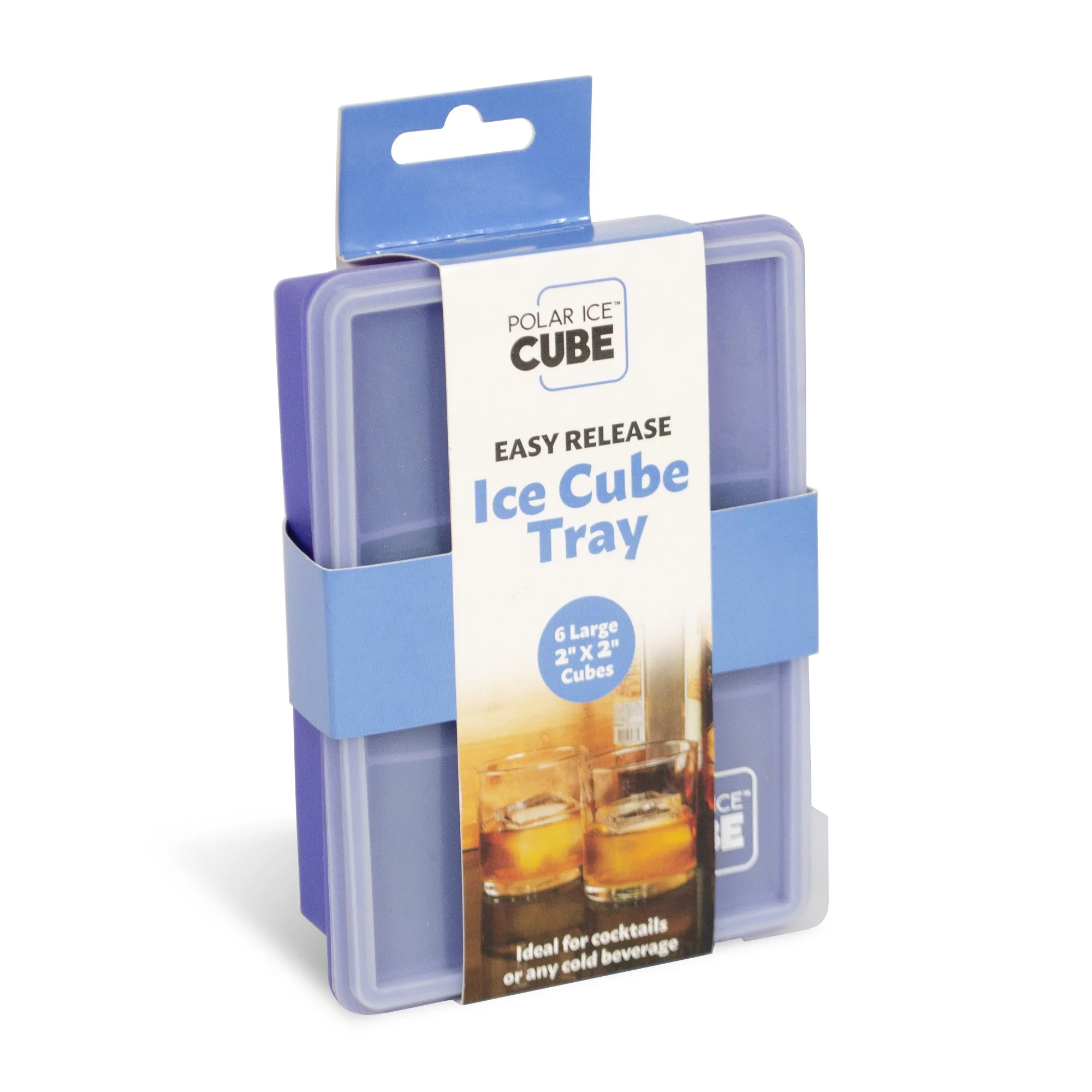 Easy Release Ice Cube Tray Large (Purple) ~ Item# JB9247PUR