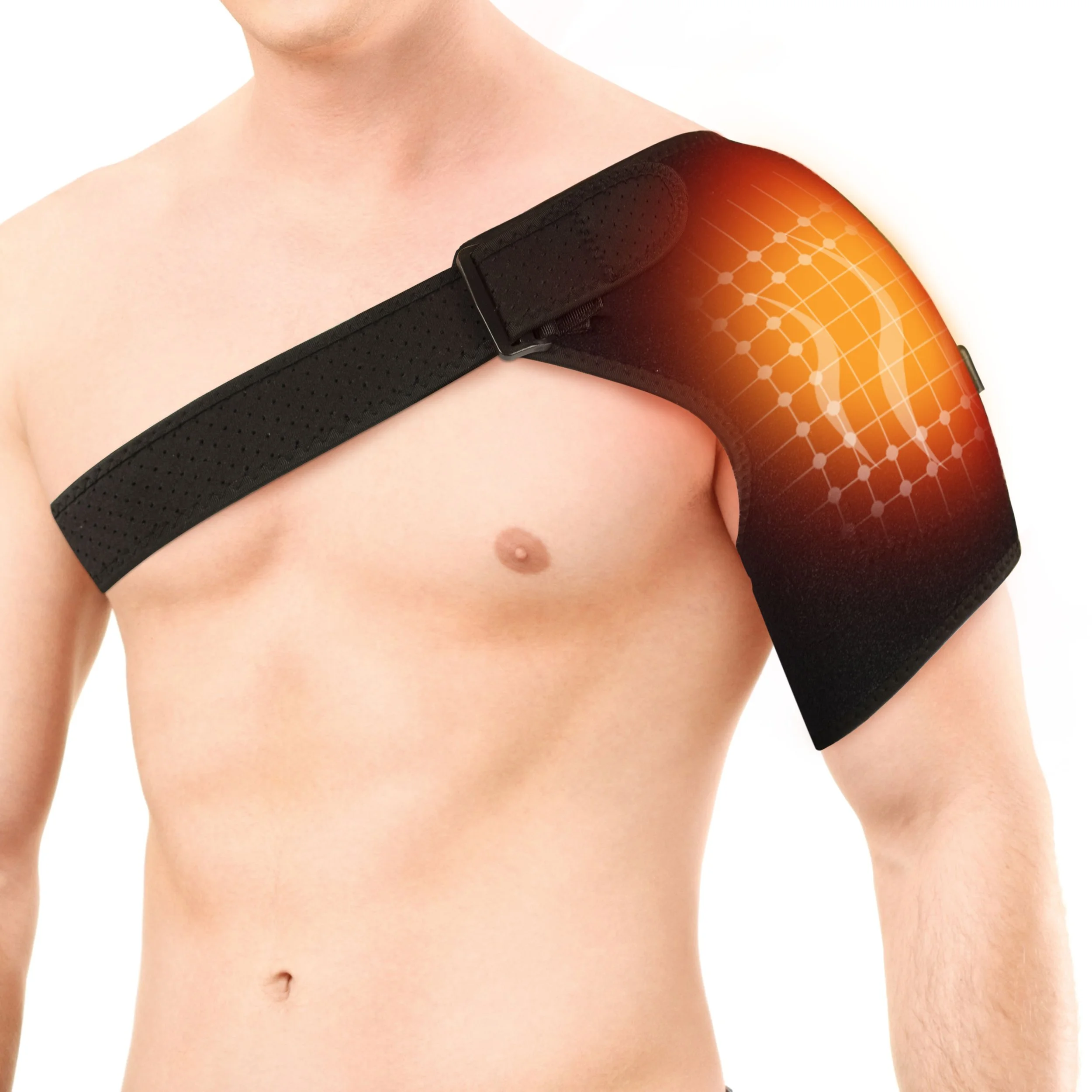 Heated Therapeutic Shoulder Wrap ~ Item# JB8623