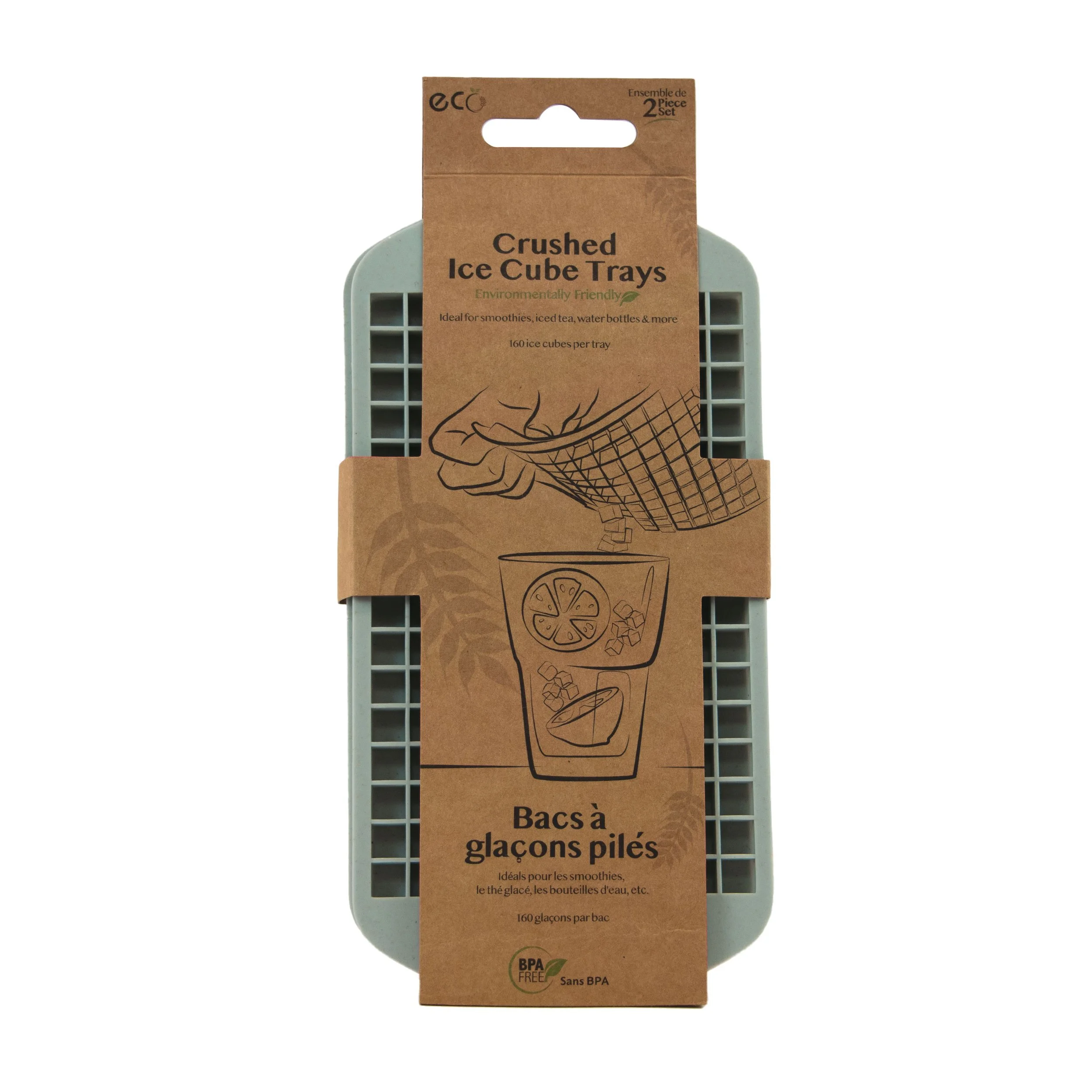ECO Crushed Ice Cube Tray Regular - S2-Sage-CAN9291ECOSGES2