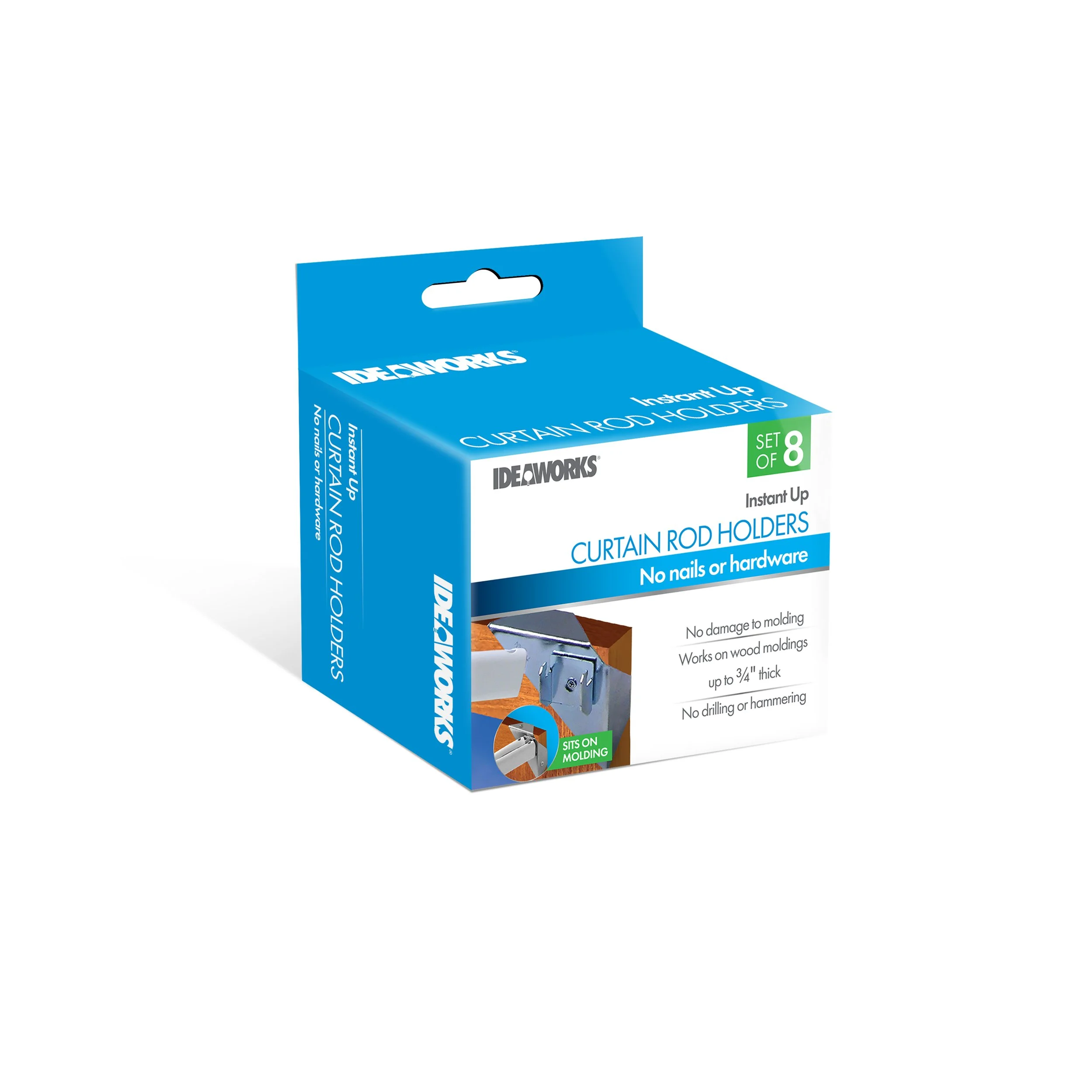 Curtain Rod Holders (Set of 8) ~ Item#JT1851/8