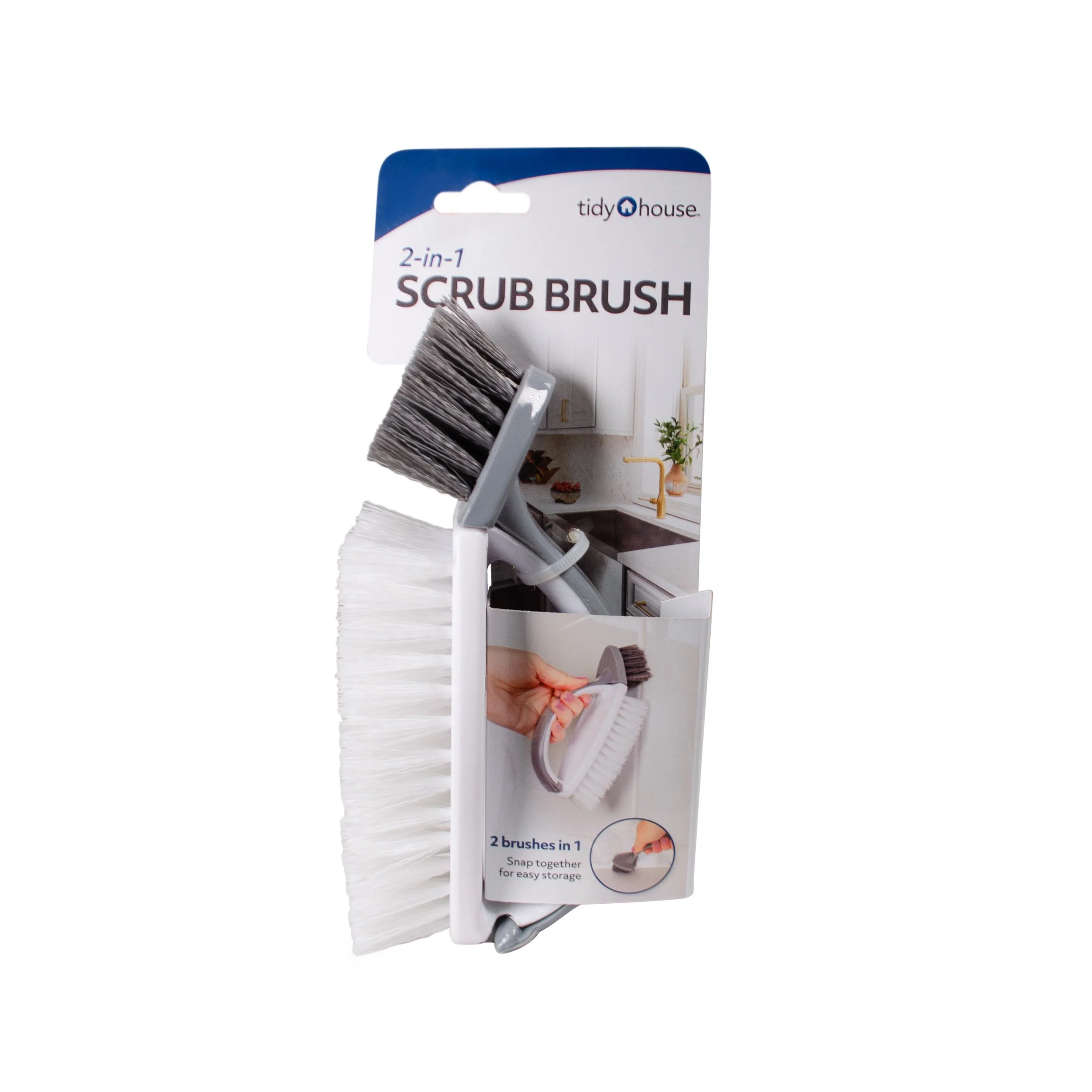 Two-in-One Scrub Brush ~ Item# JB9411