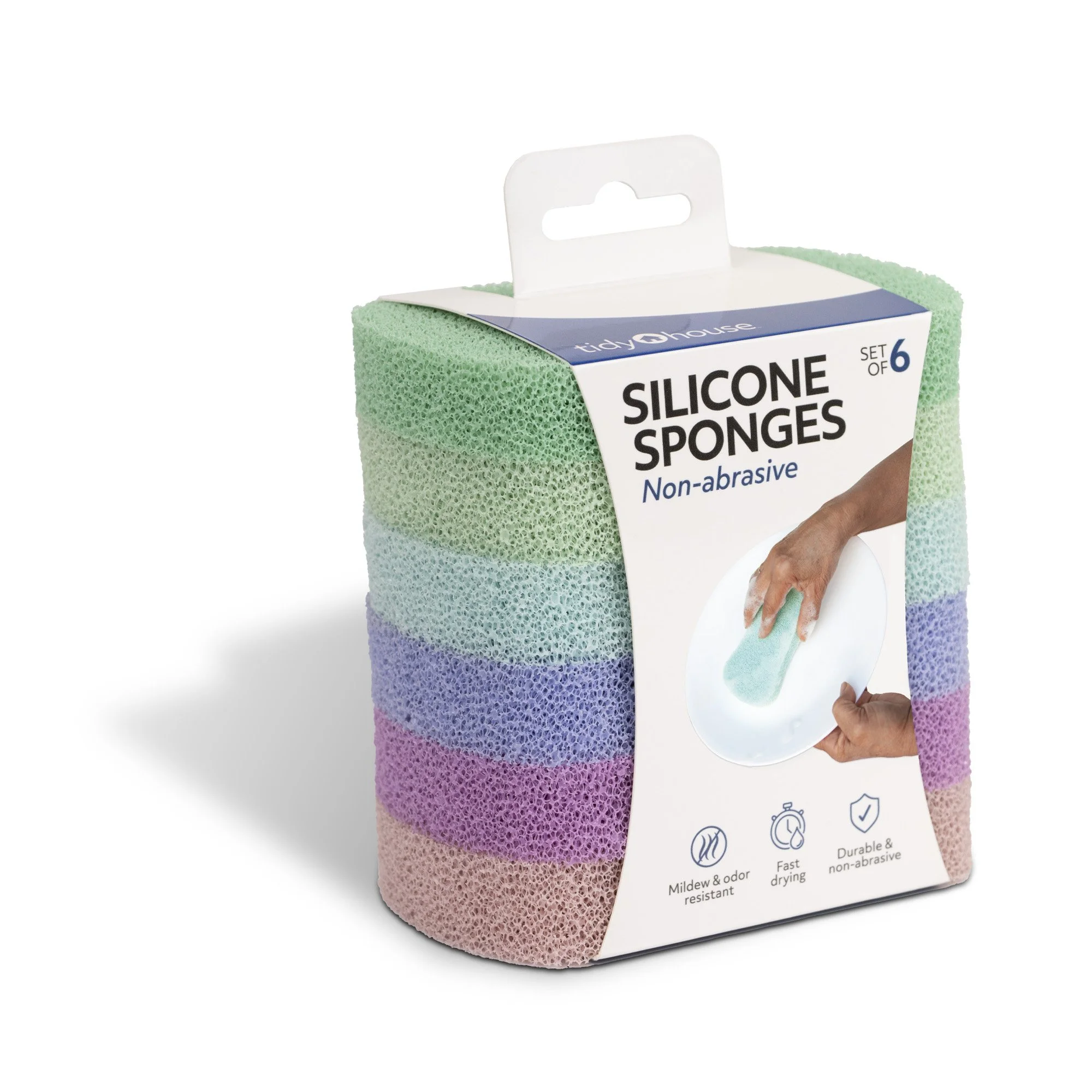 Spring Silicone Sponges - Set of 6 ~ Item# JB9501S6